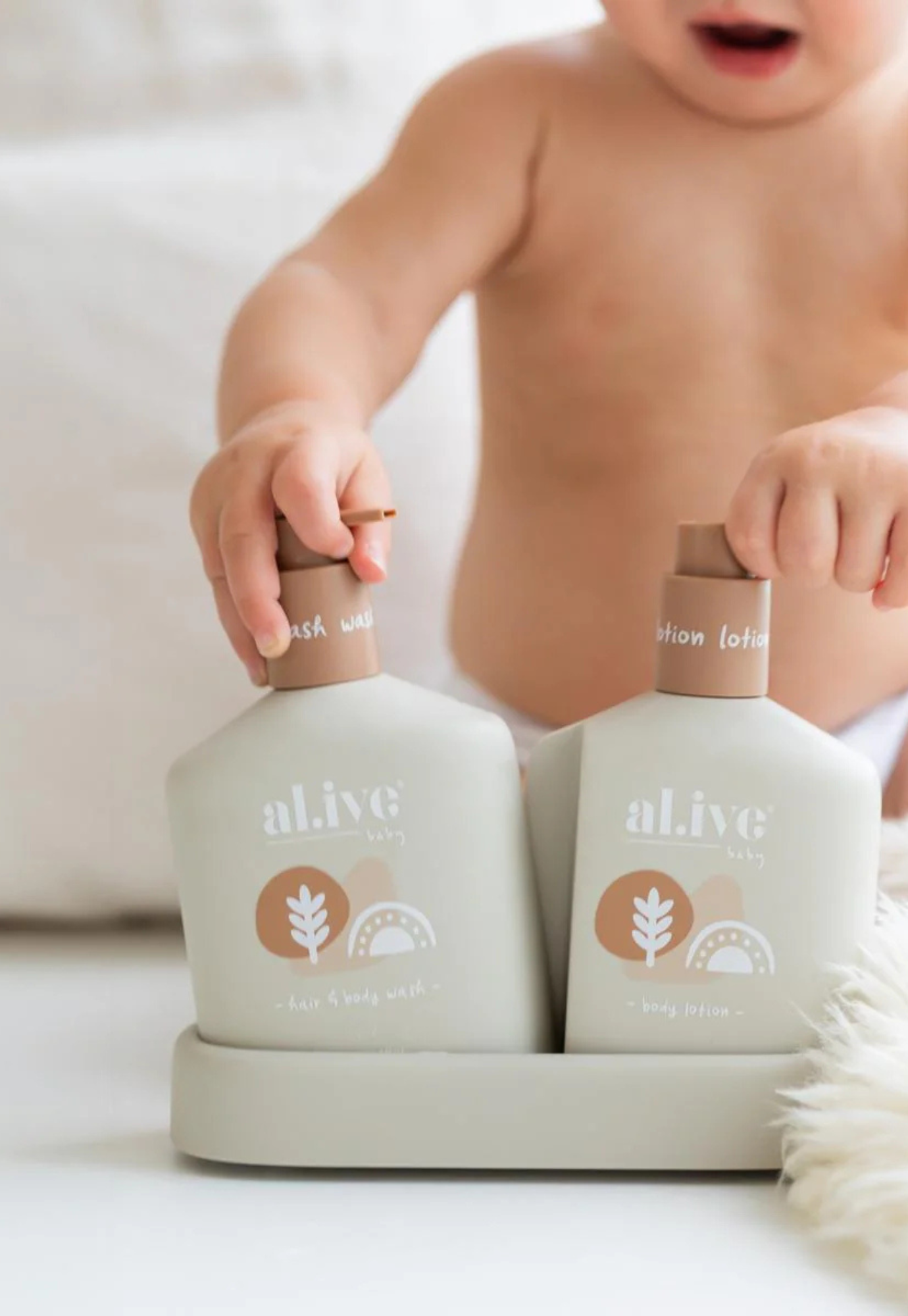 al.ive - baby hair & body duo - calming oatmeal