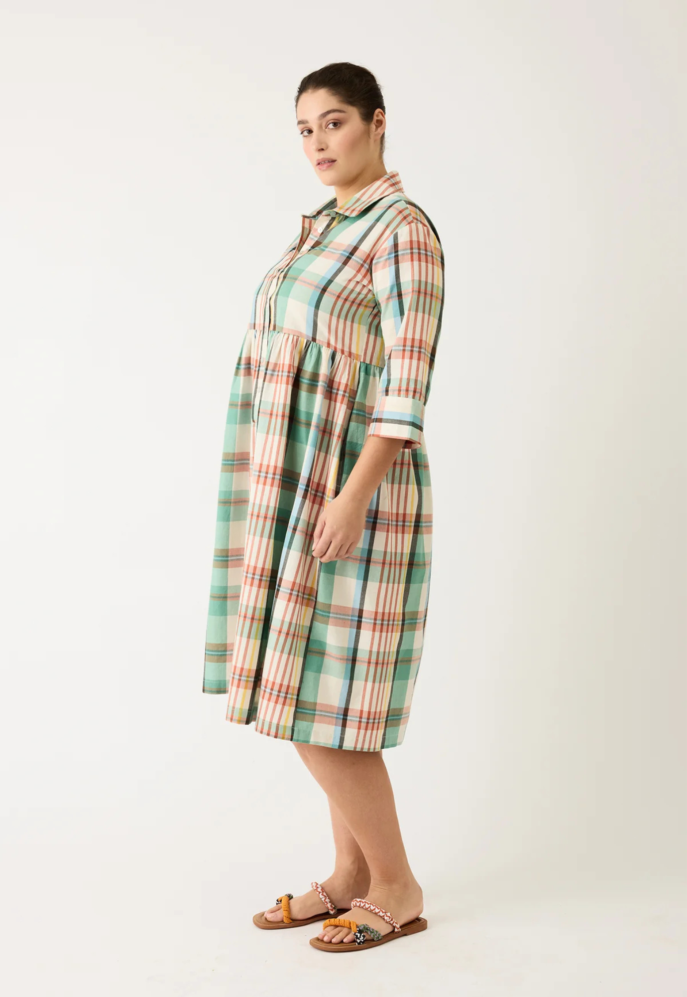 nancybird - mel dress - summer check