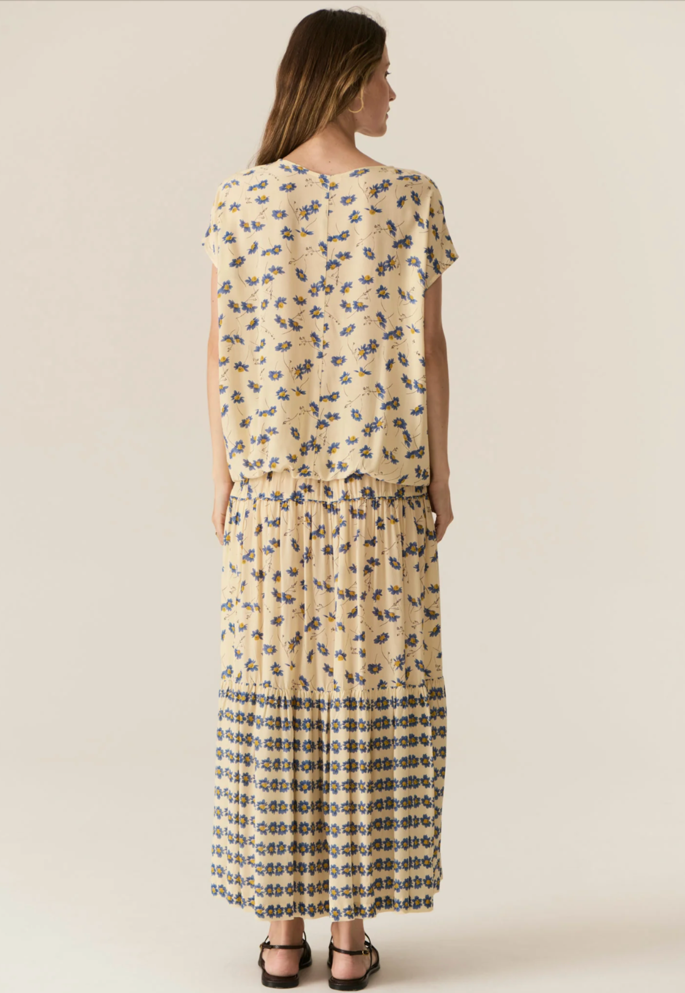 pol - lienne drawcord top - lienne print