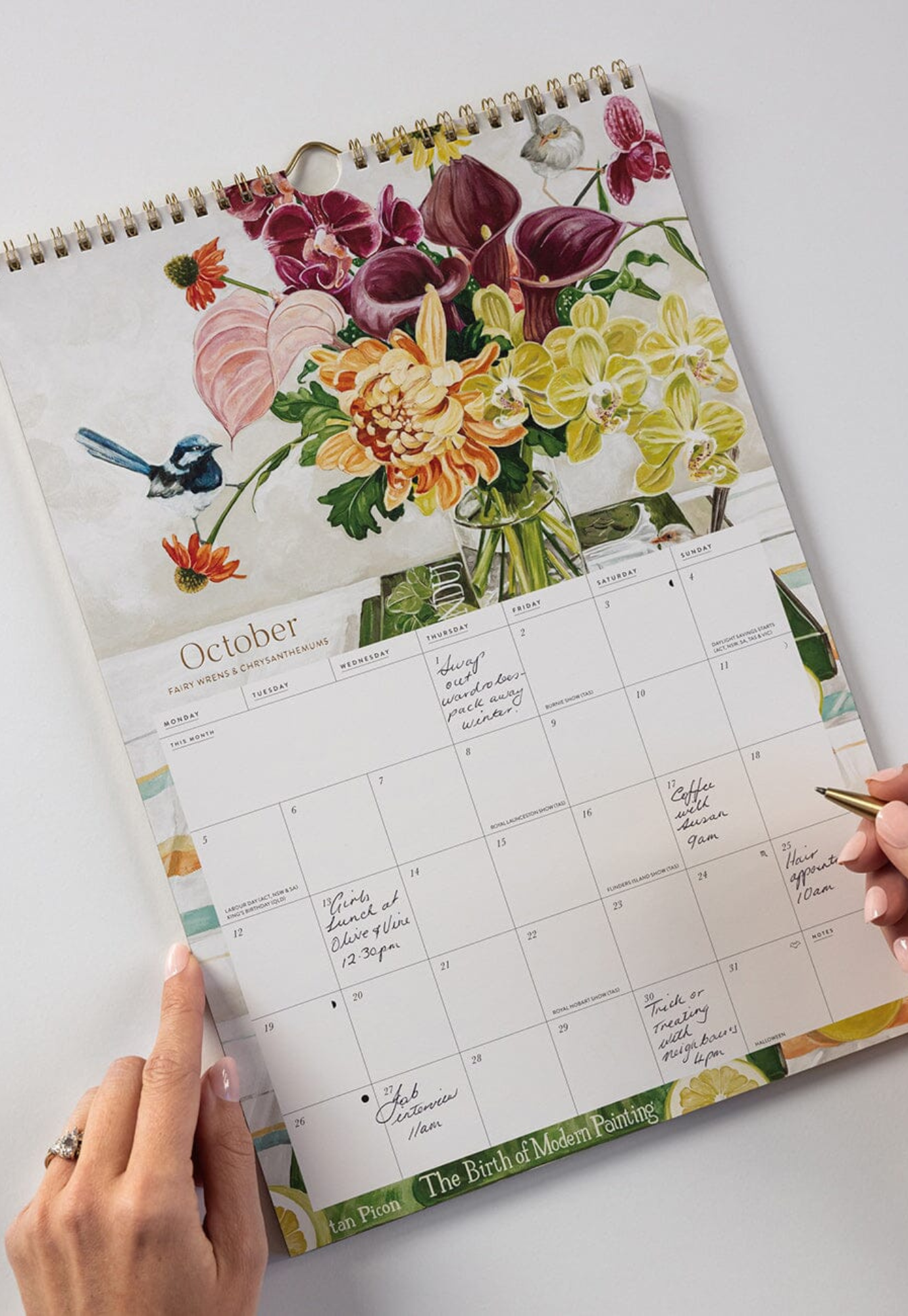 bespoke letterpress - 2026 wall calendar