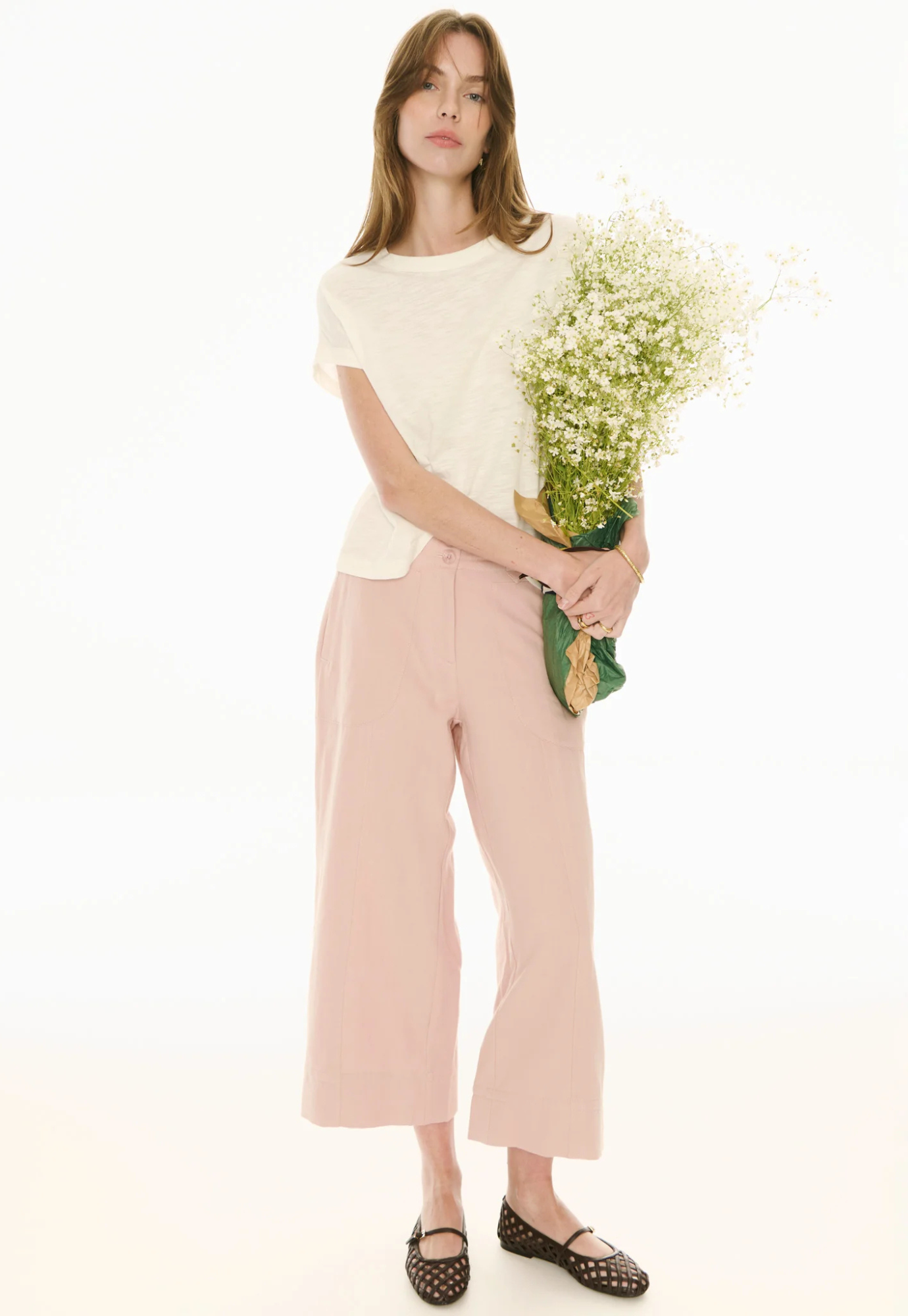 pol - mast tee - ivory