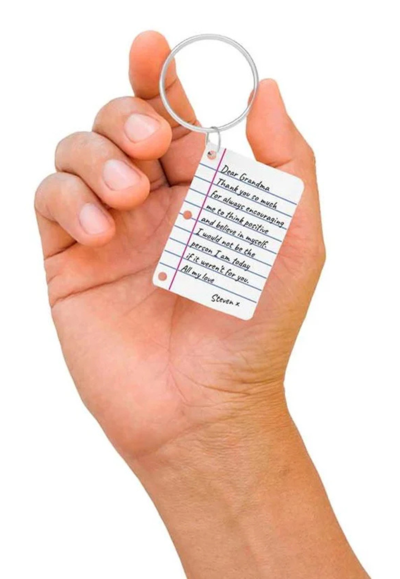 pikkii - little letter keyring