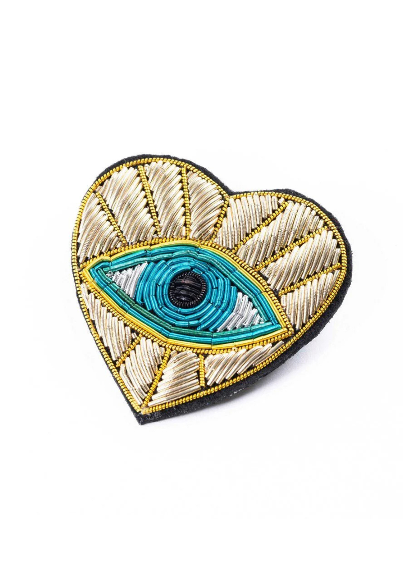 parisian cool - embroidered brooches