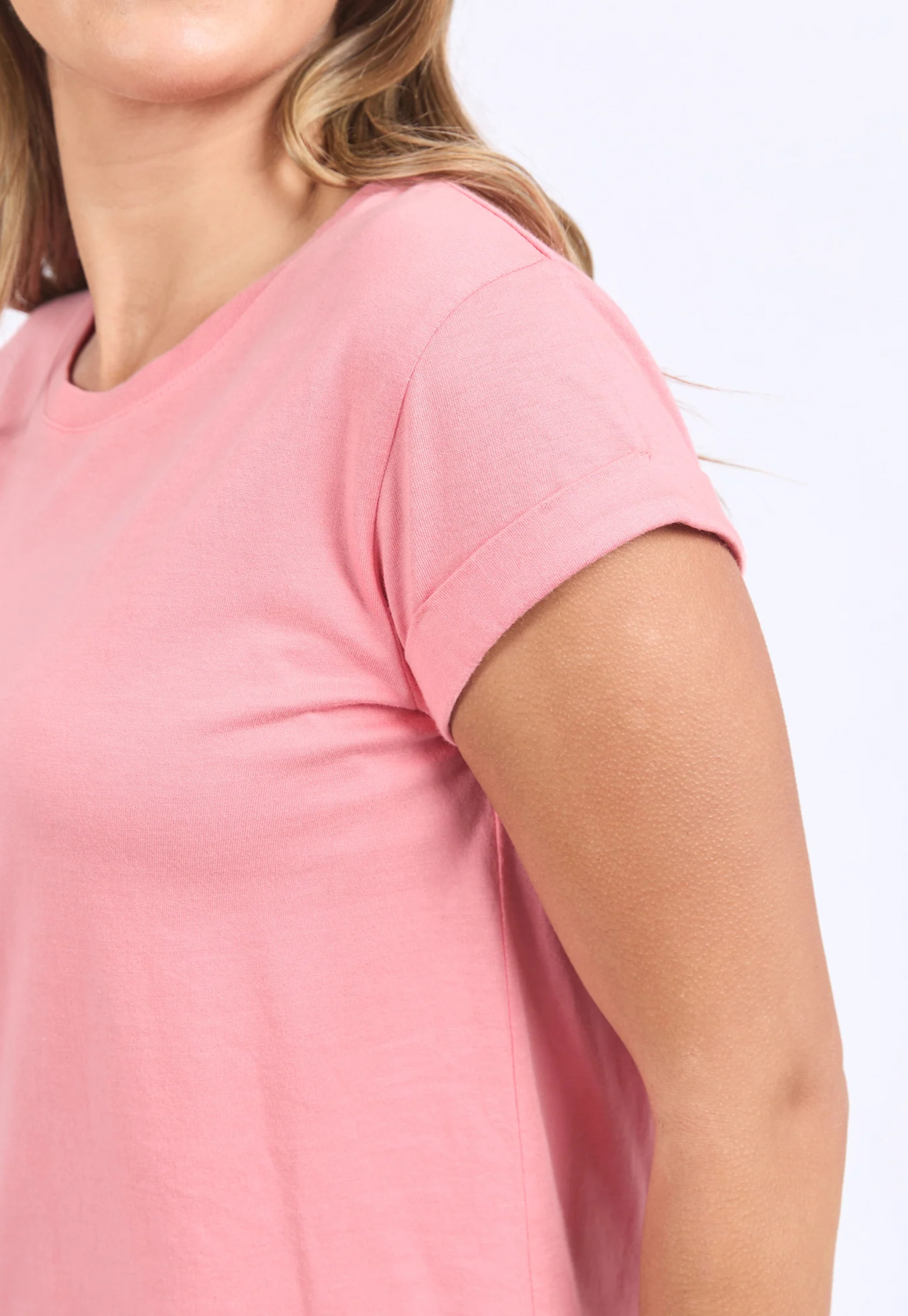 foxwood - manly tee - rose pink