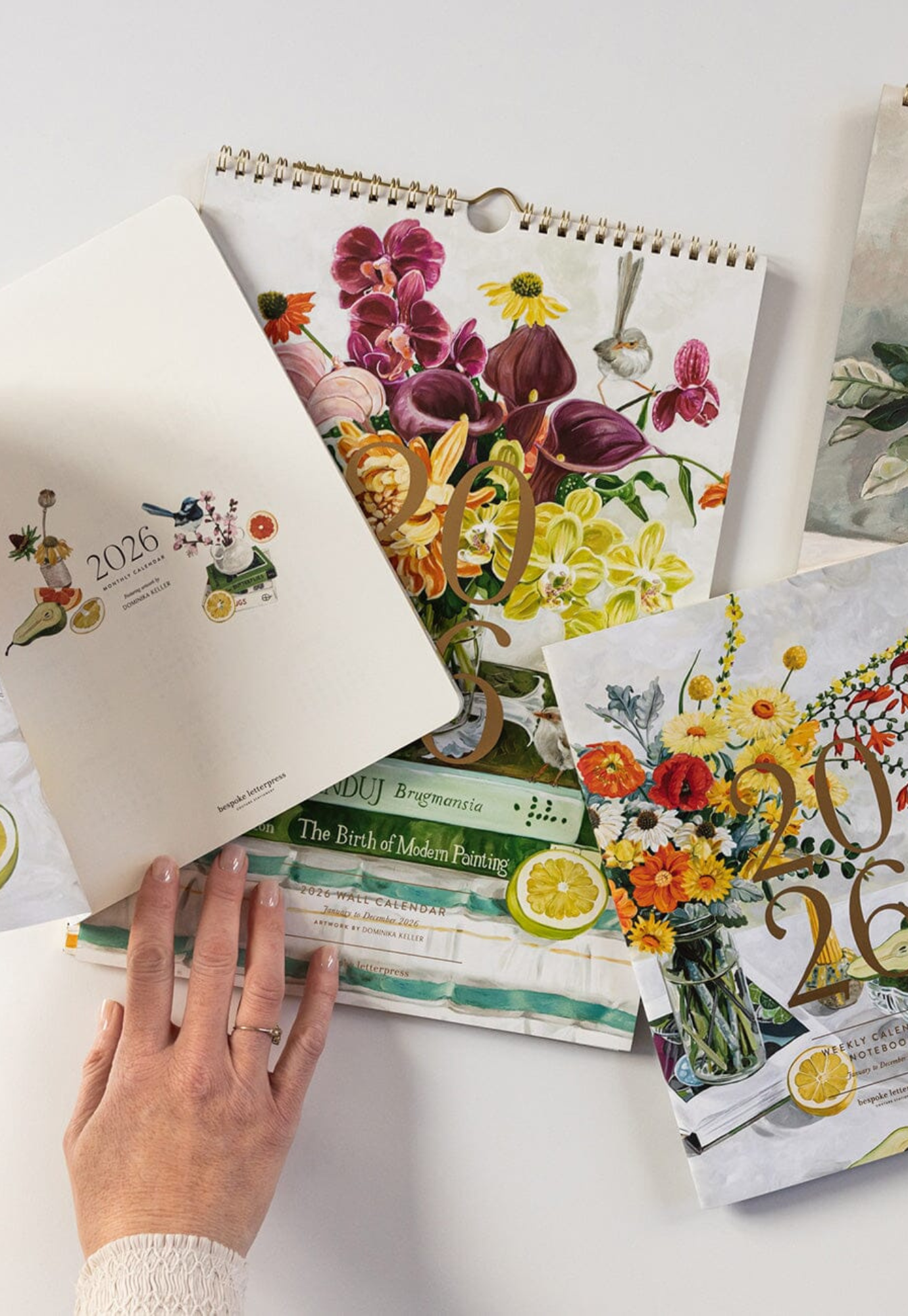 bespoke letterpress - 2026 wall calendar