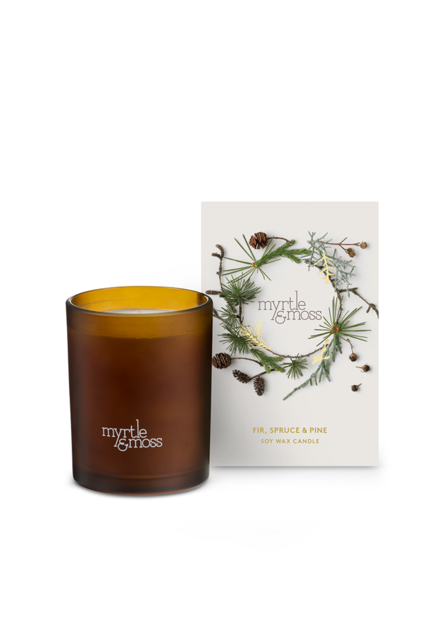 myrtle & moss - christmas candles