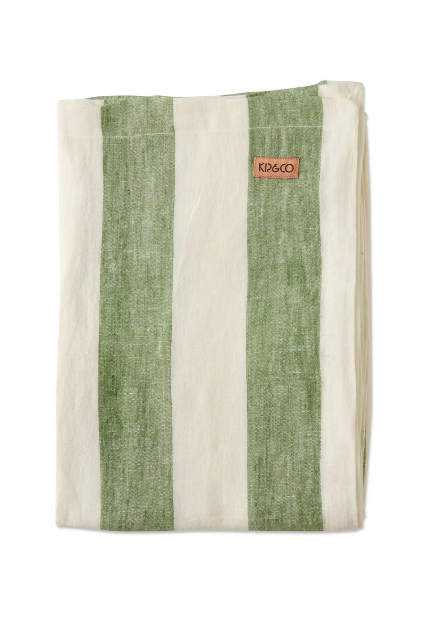 kip&co - moss stripe tablecloth