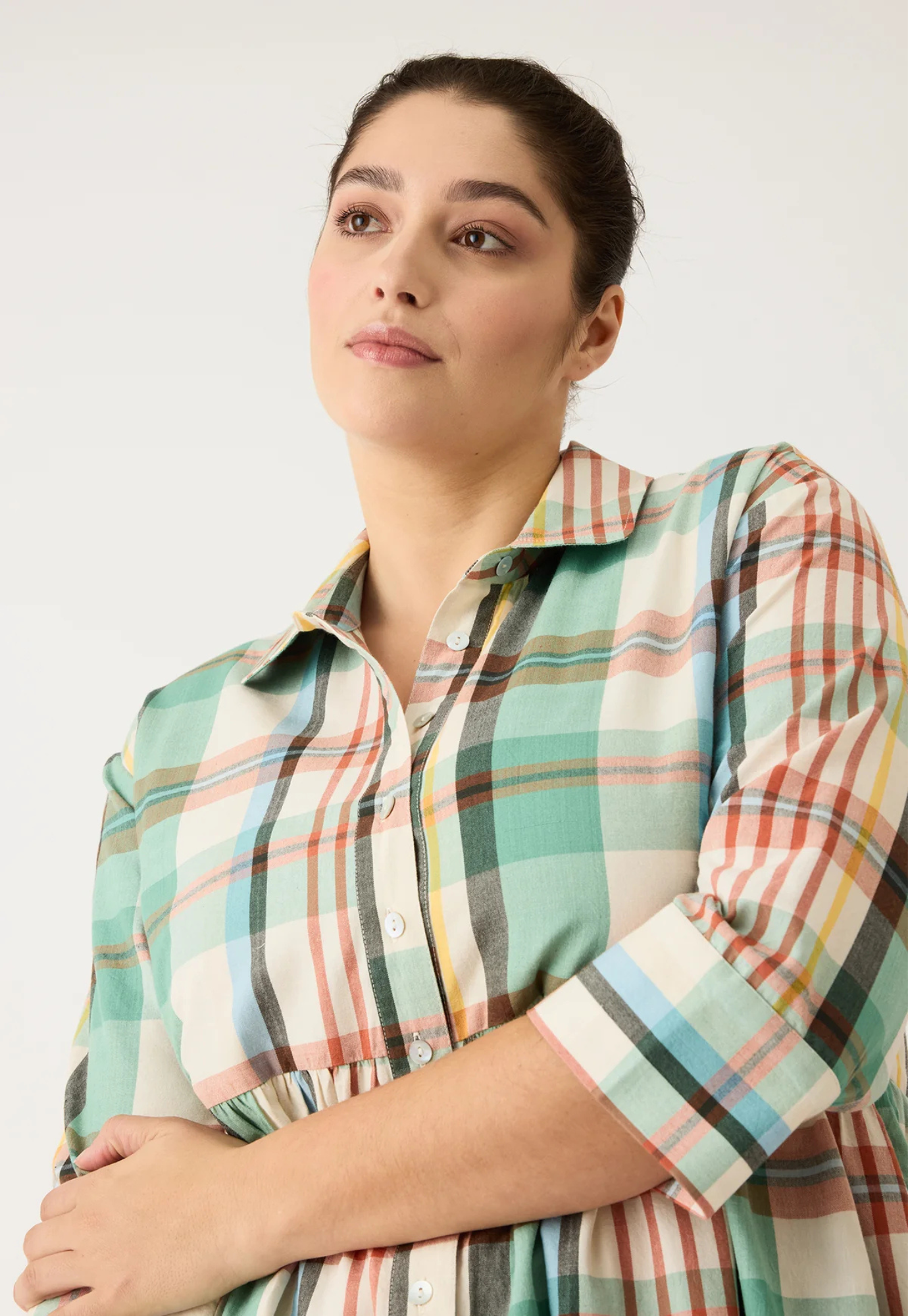 nancybird - mel dress - summer check