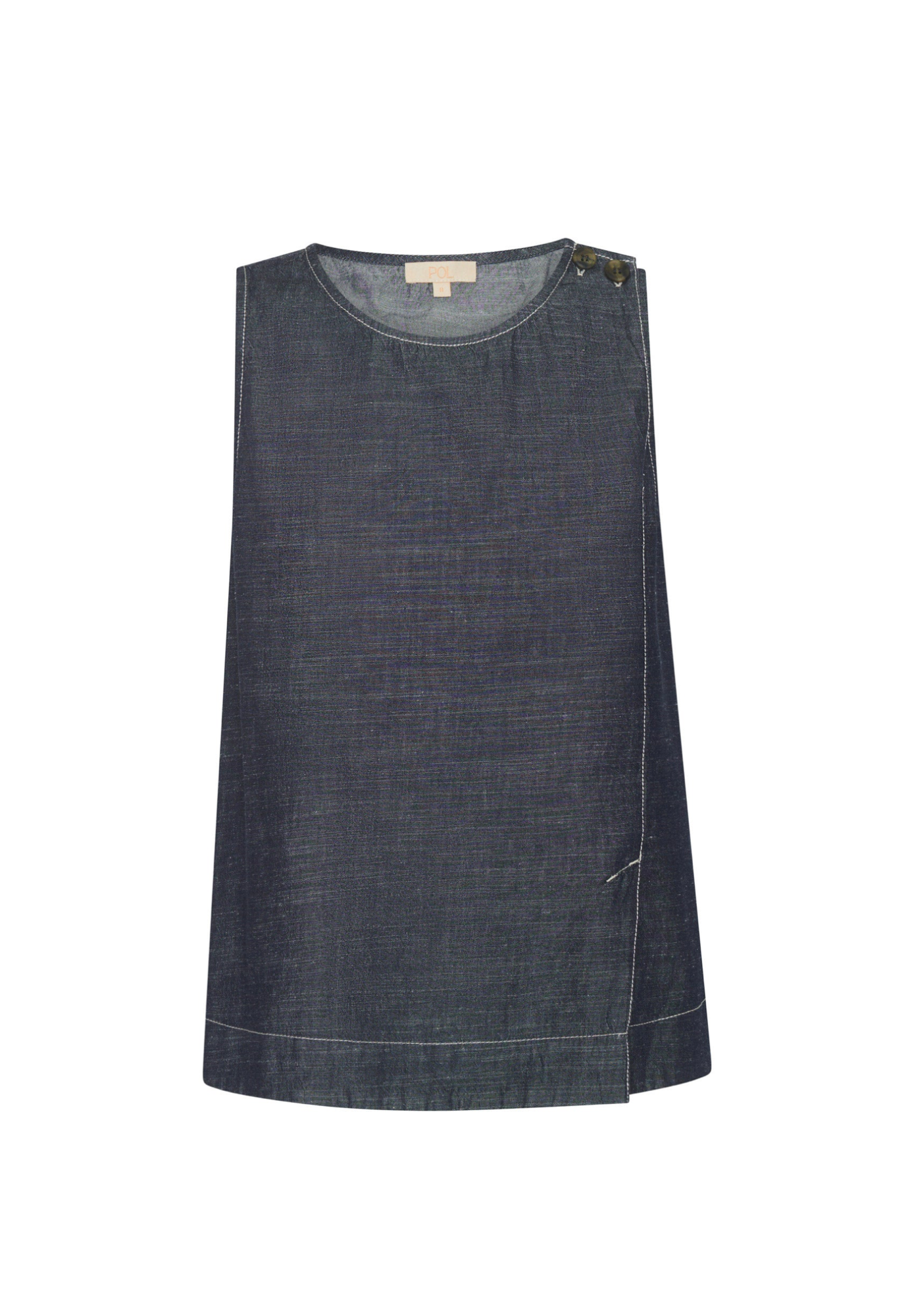 pol - avrid tank- chambray