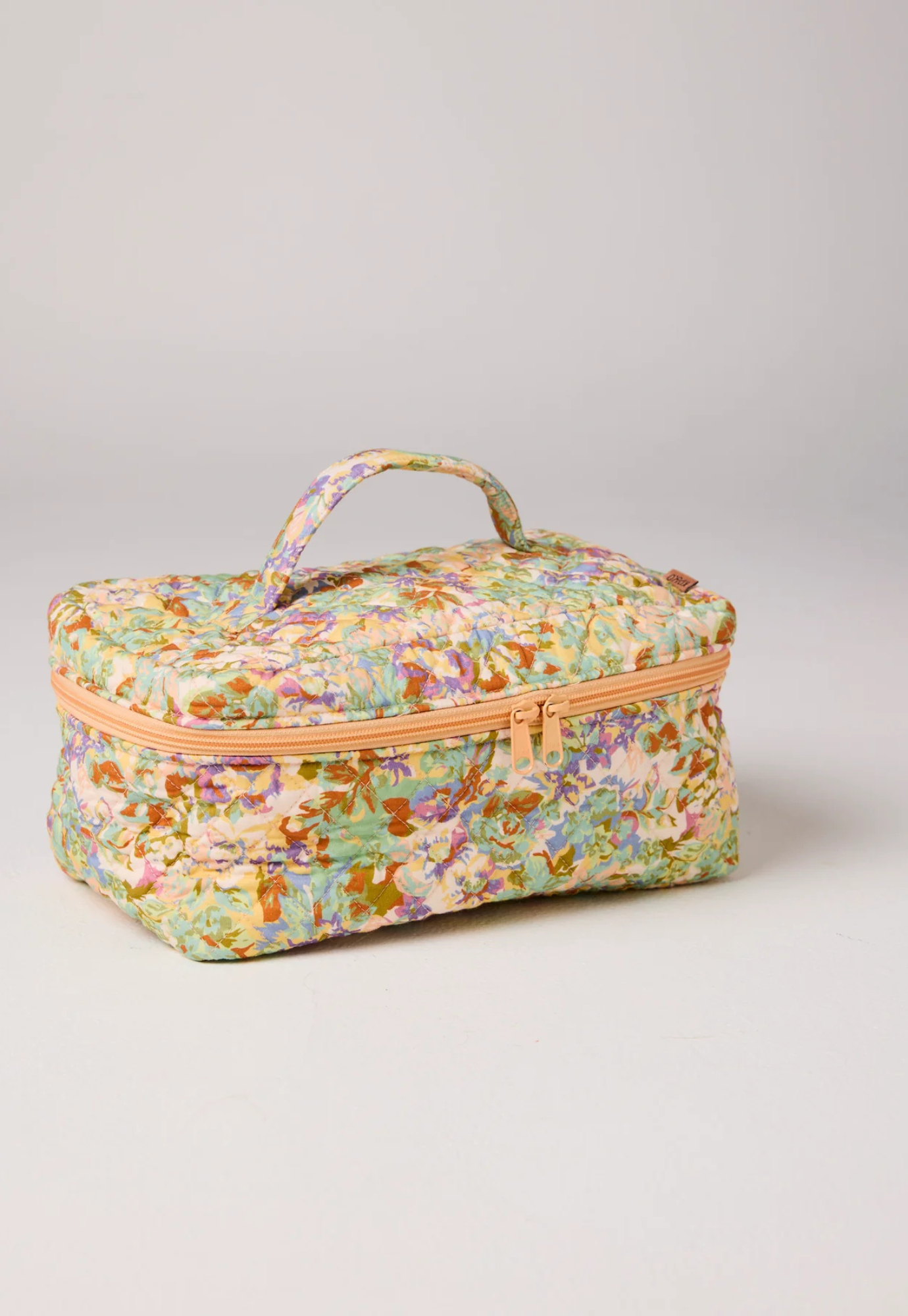 kip&co - forever mine quilted cotton toiletry case