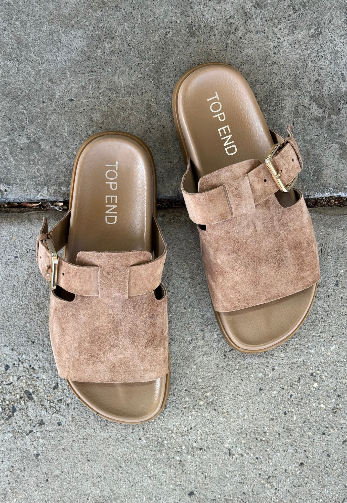 top end - raimo - light choc suede