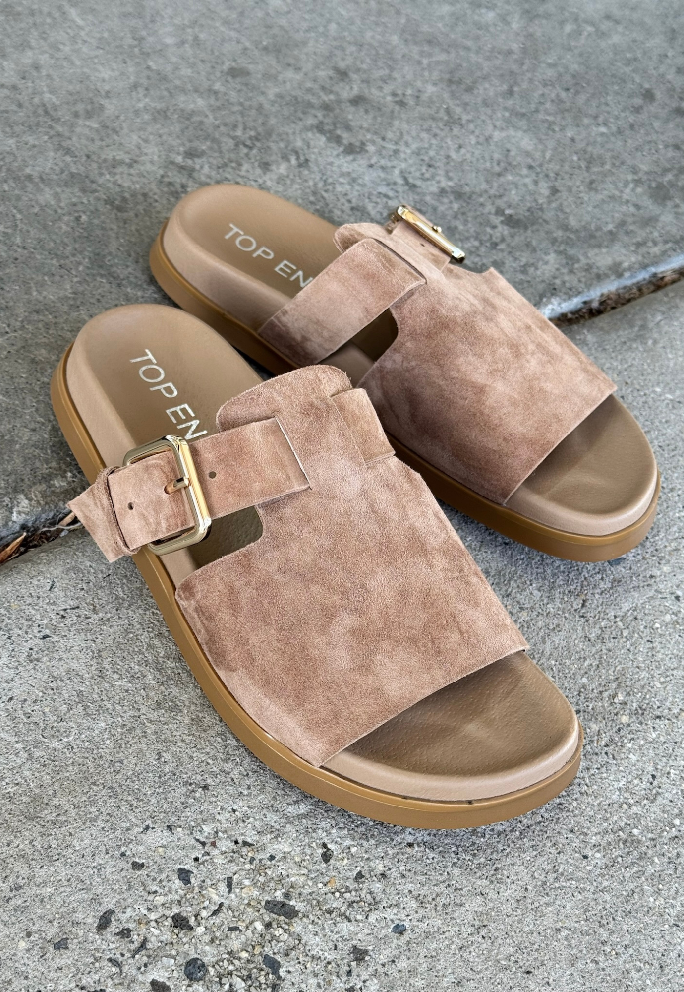 top end - raimo - light choc suede