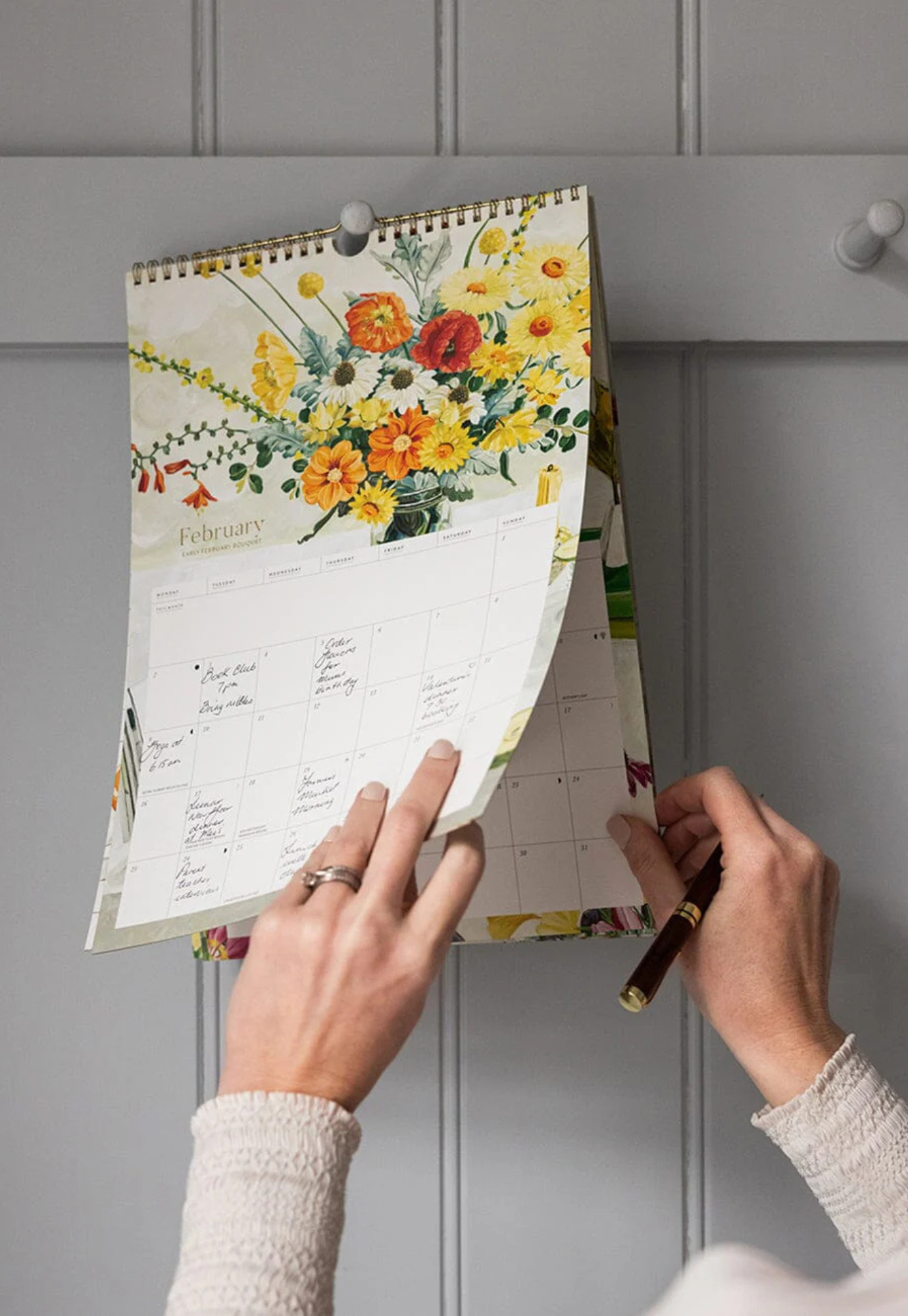 bespoke letterpress - 2026 wall calendar