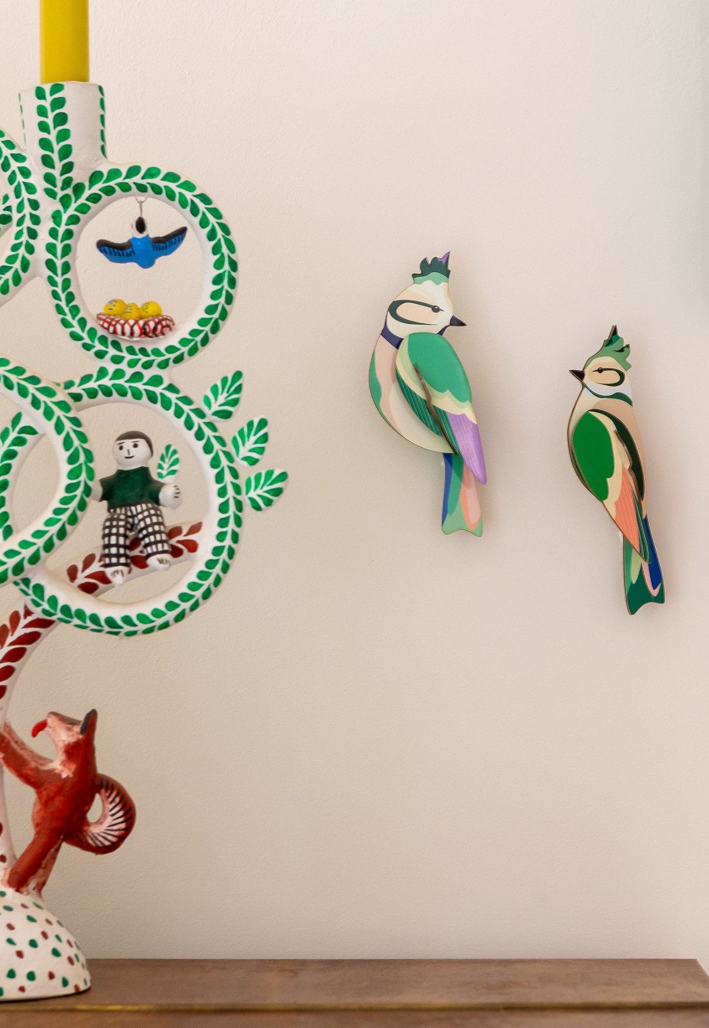 studio roof - wall art - forest crests