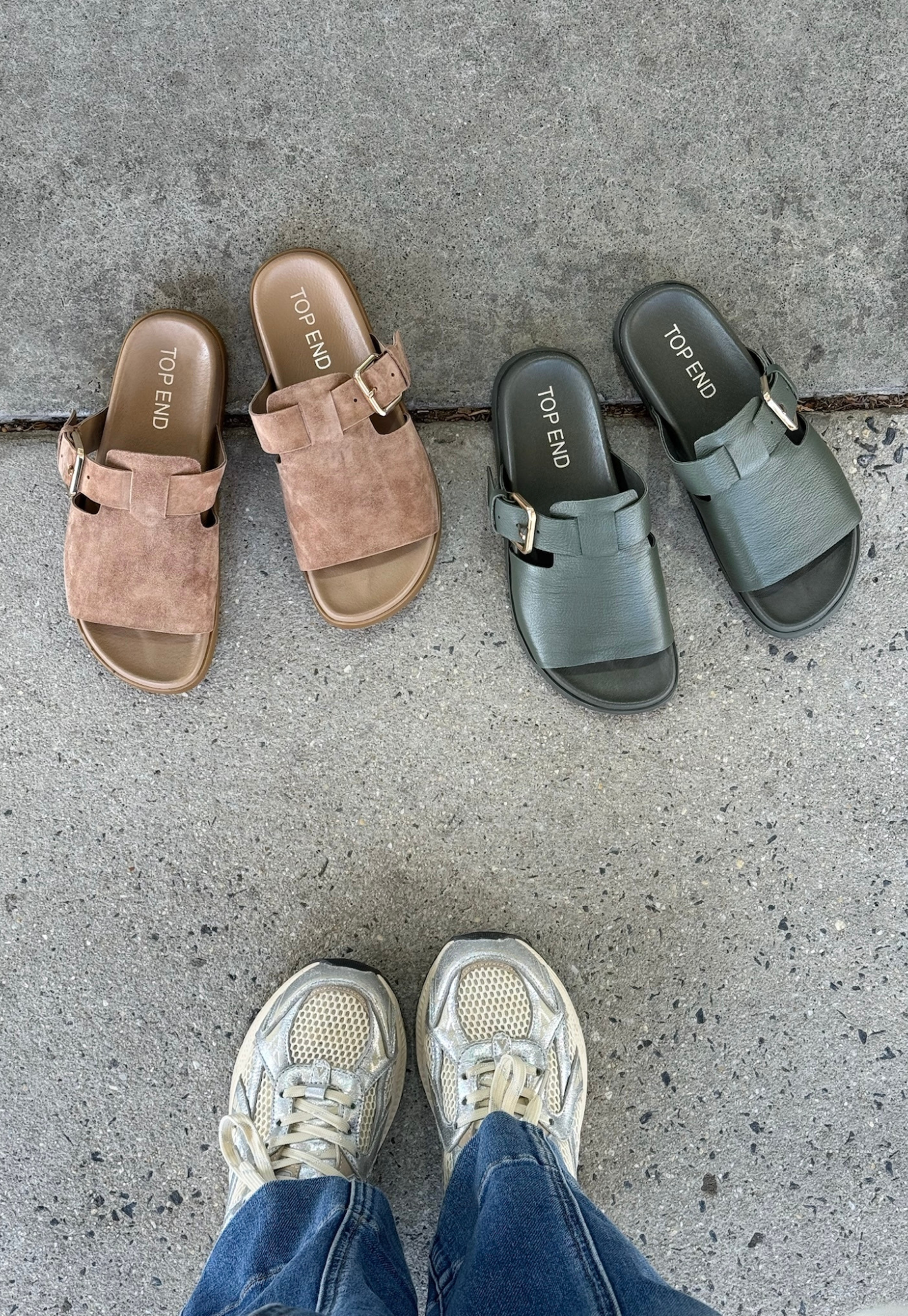 top end - raimo - light choc suede