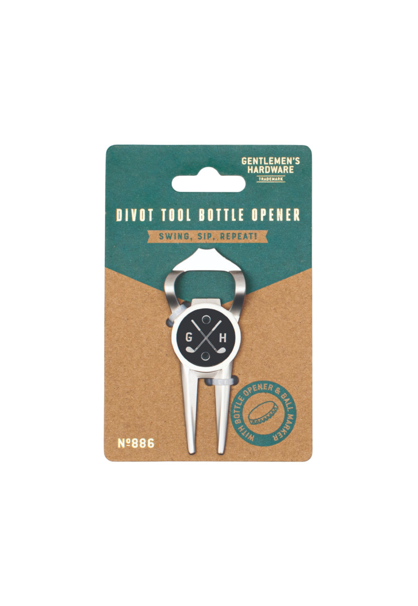 gentlemen's hardware - divot tool bottle opener
