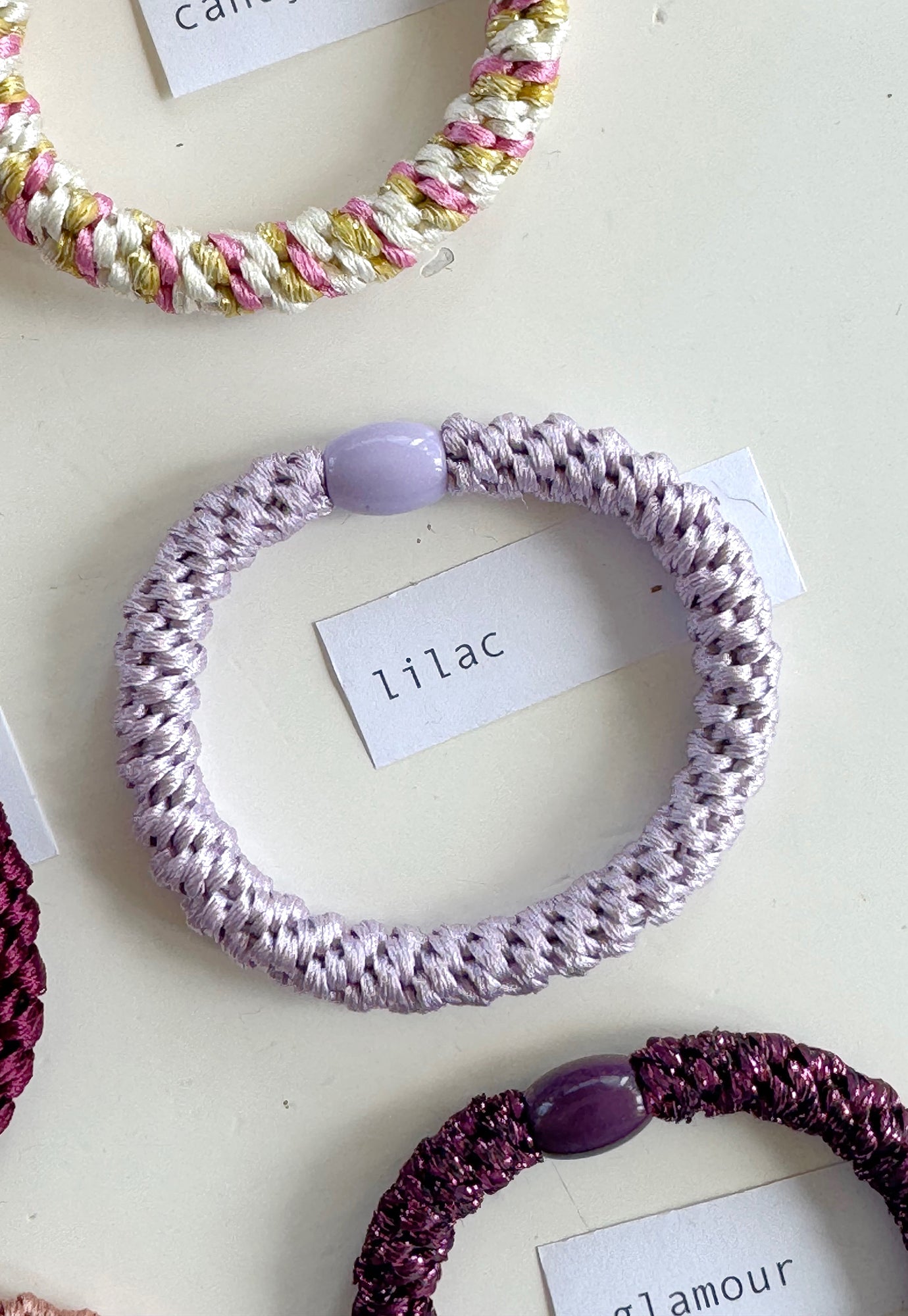 p+p - braided hair ties - fleur collection