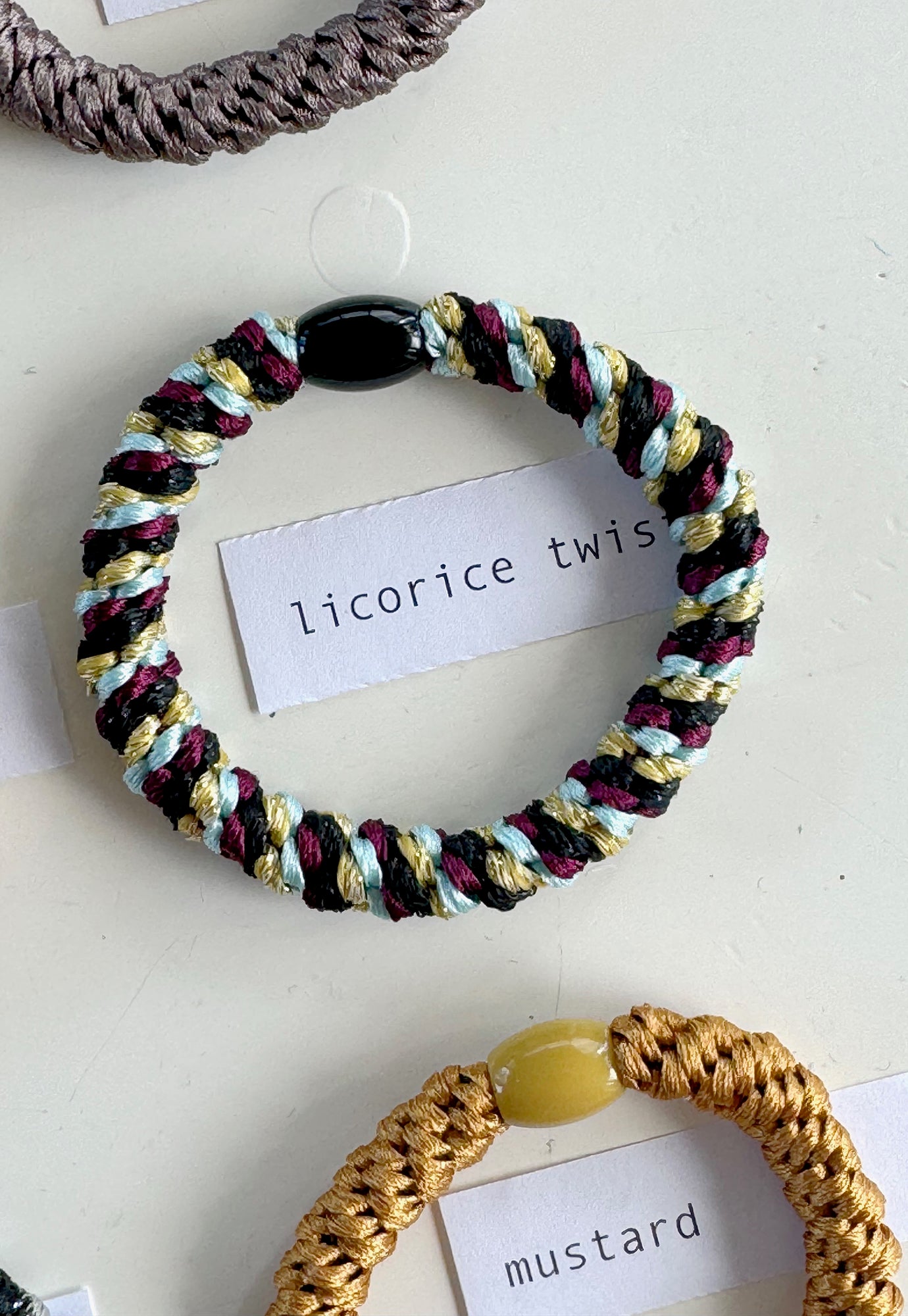 p+p - braided hair ties - soirée collection