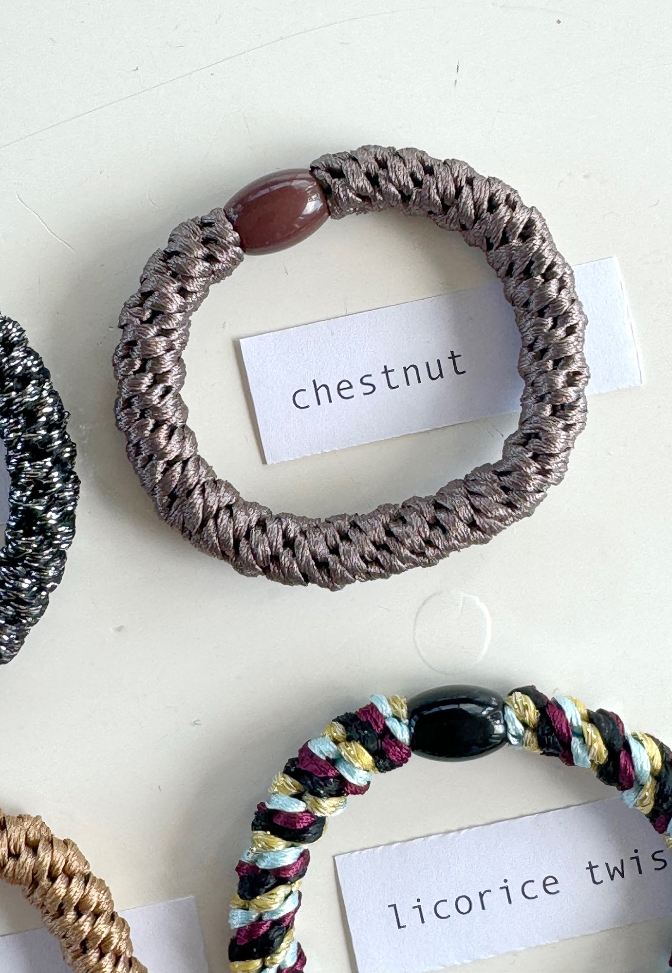 p+p - braided hair ties - soirée collection