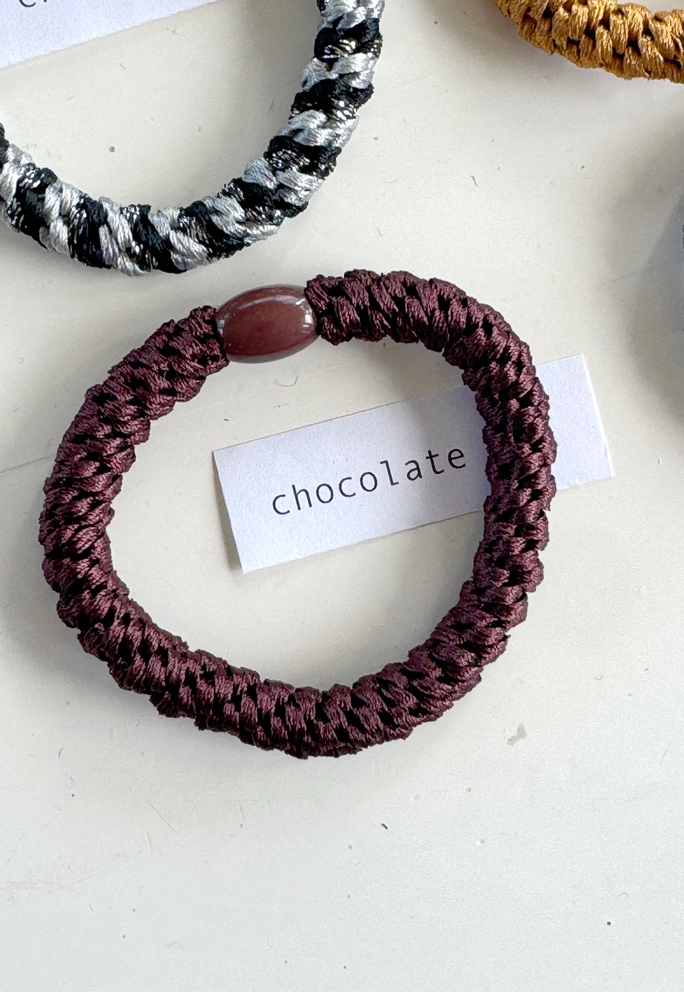 p+p - braided hair ties - soirée collection