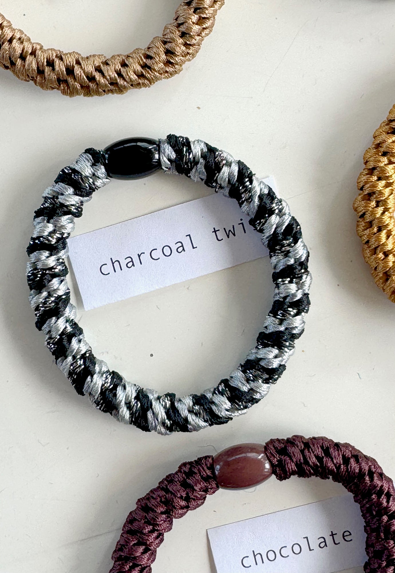 p+p - braided hair ties - soirée collection