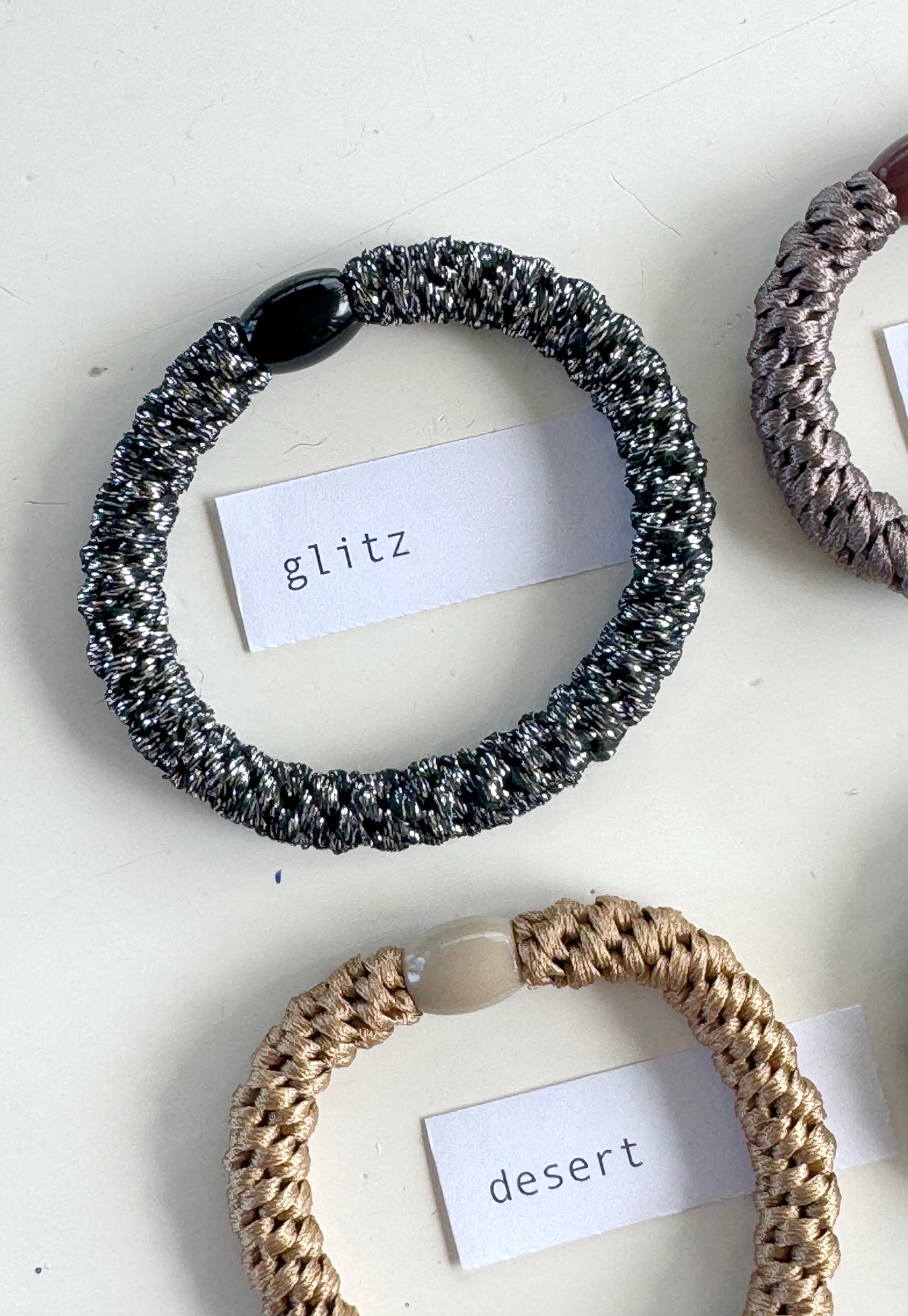 p+p - braided hair ties - soirée collection