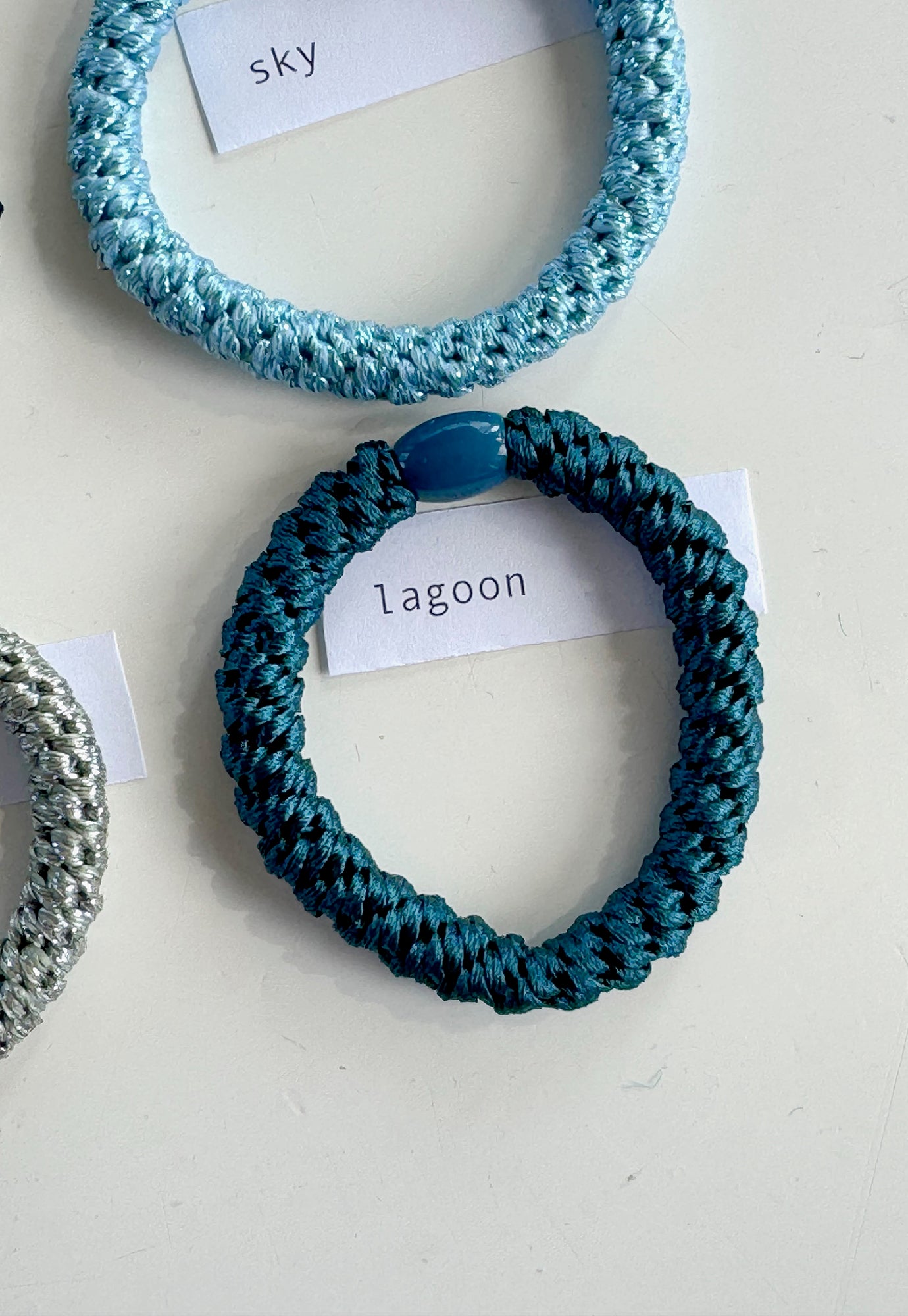 p+p - braided hair ties - forest collection