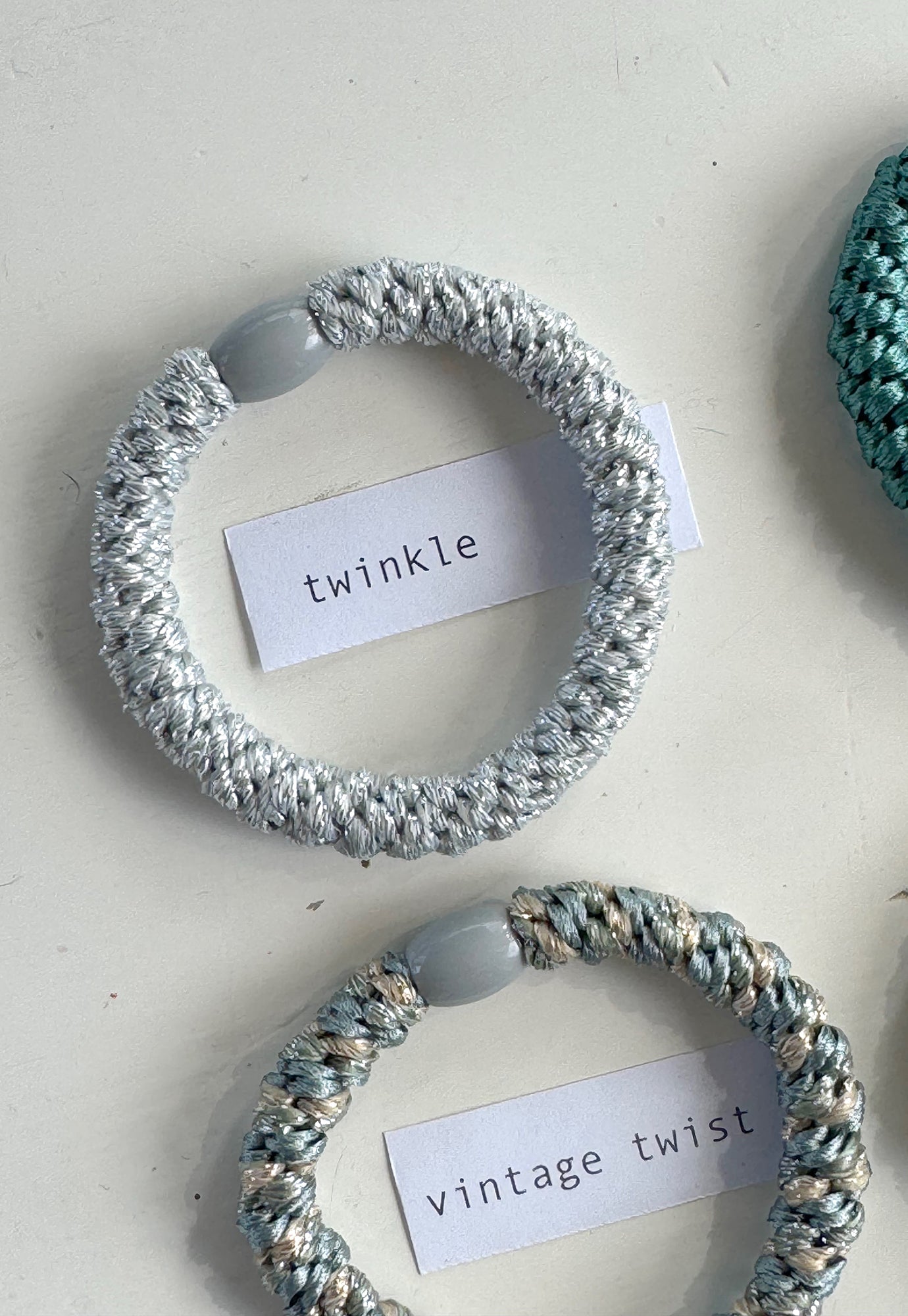 p+p - braided hair ties - forest collection