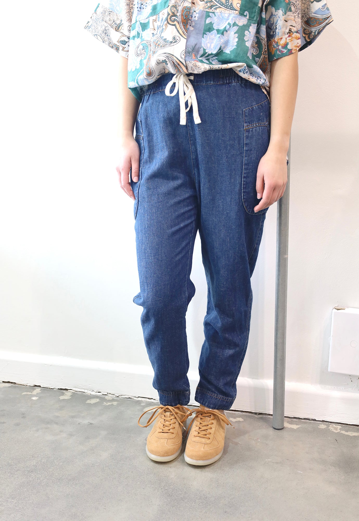 kinney - cooper pant - dark denim