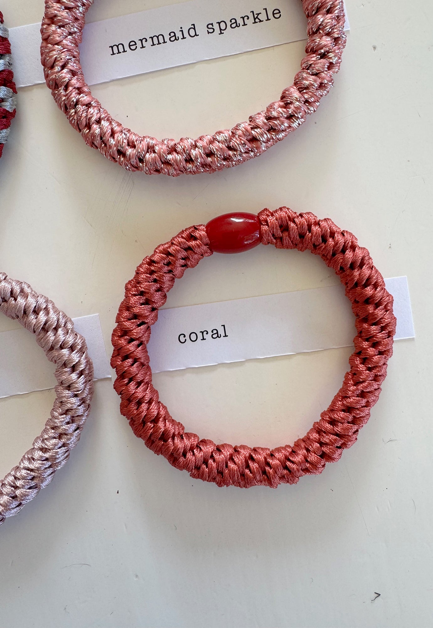 p+p - braided hair ties - fleur collection