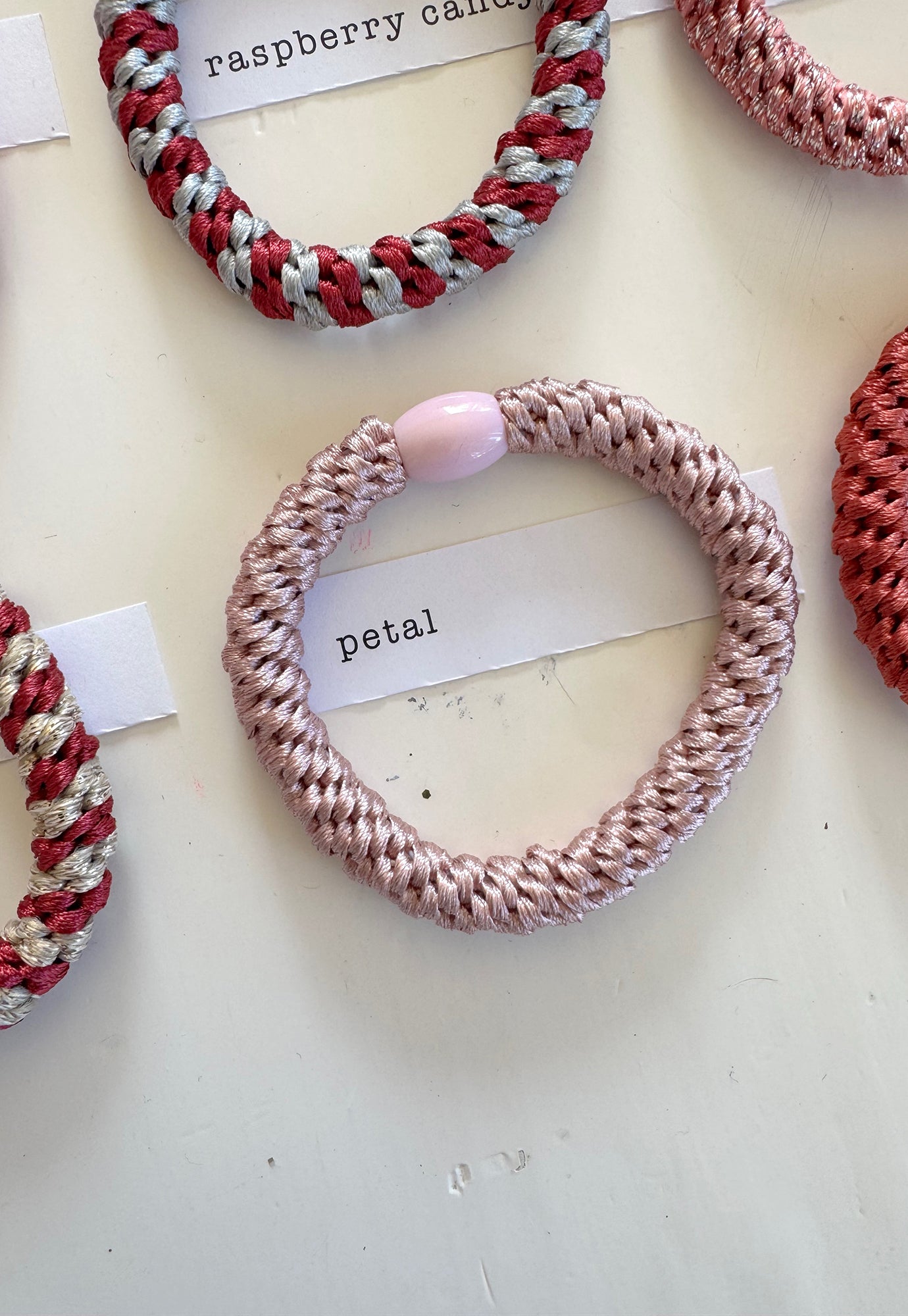 p+p - braided hair ties - fleur collection