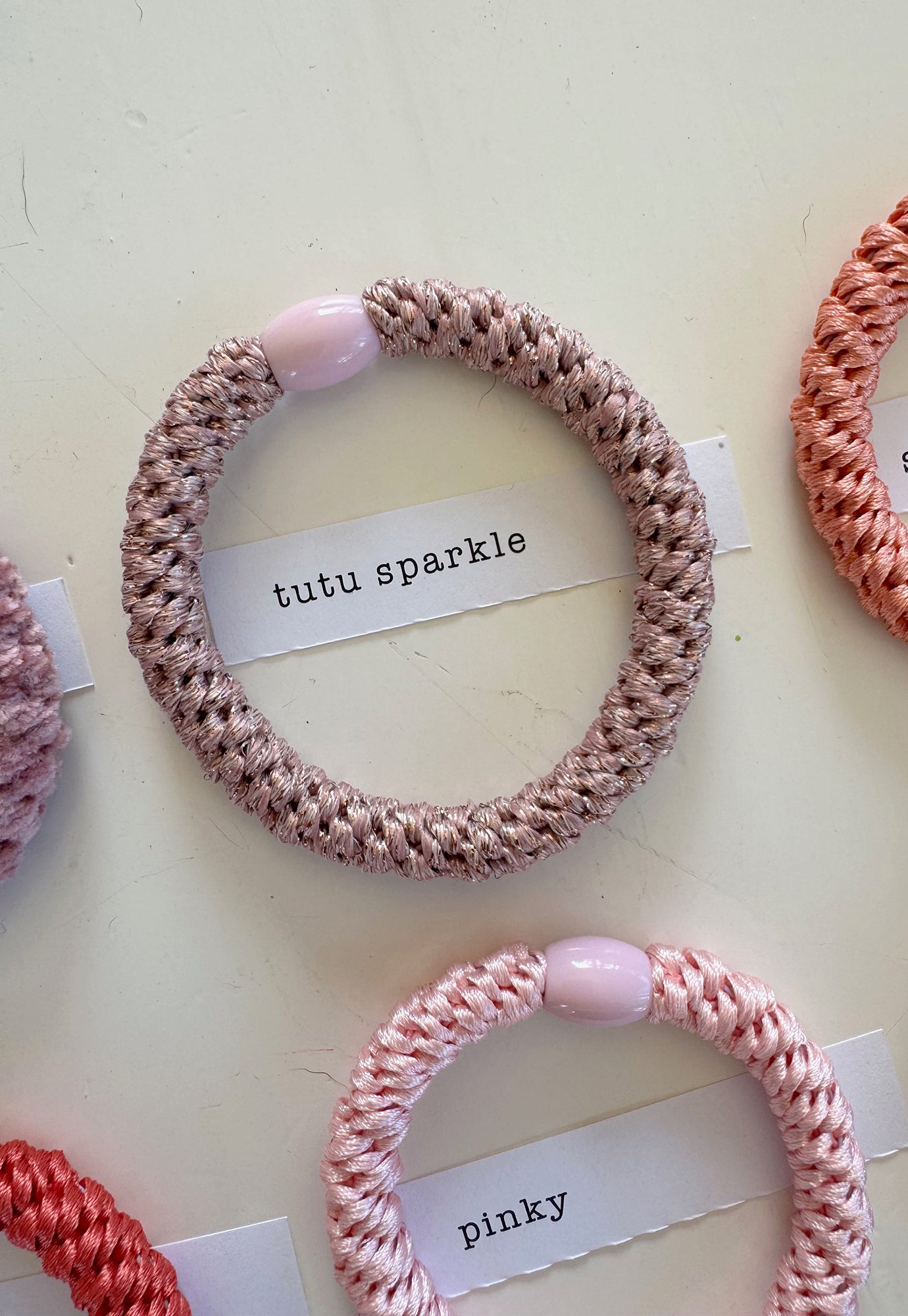 p+p - braided hair ties - fleur collection