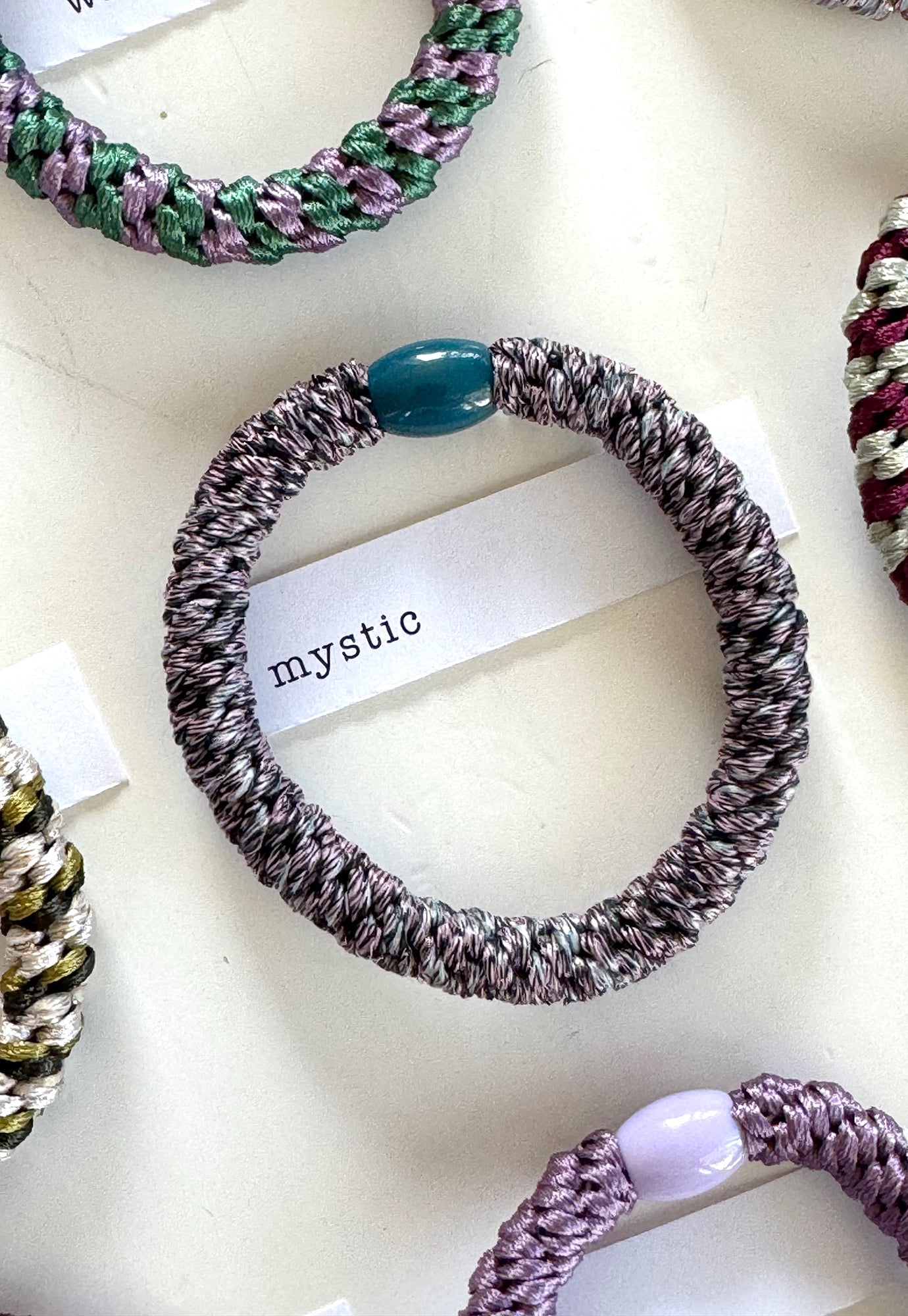 p+p - braided hair ties - jardin collection