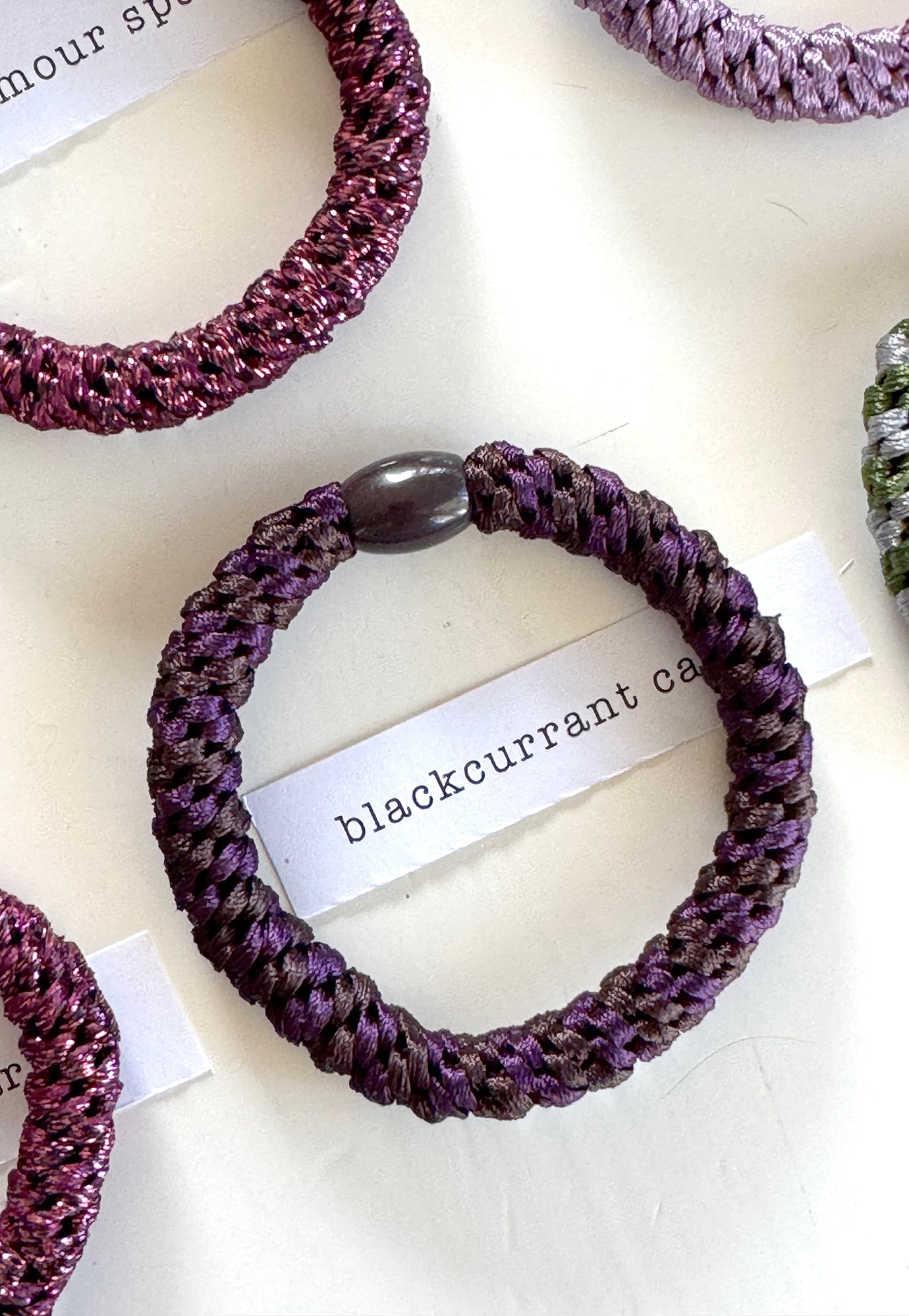 p+p - braided hair ties - jardin collection