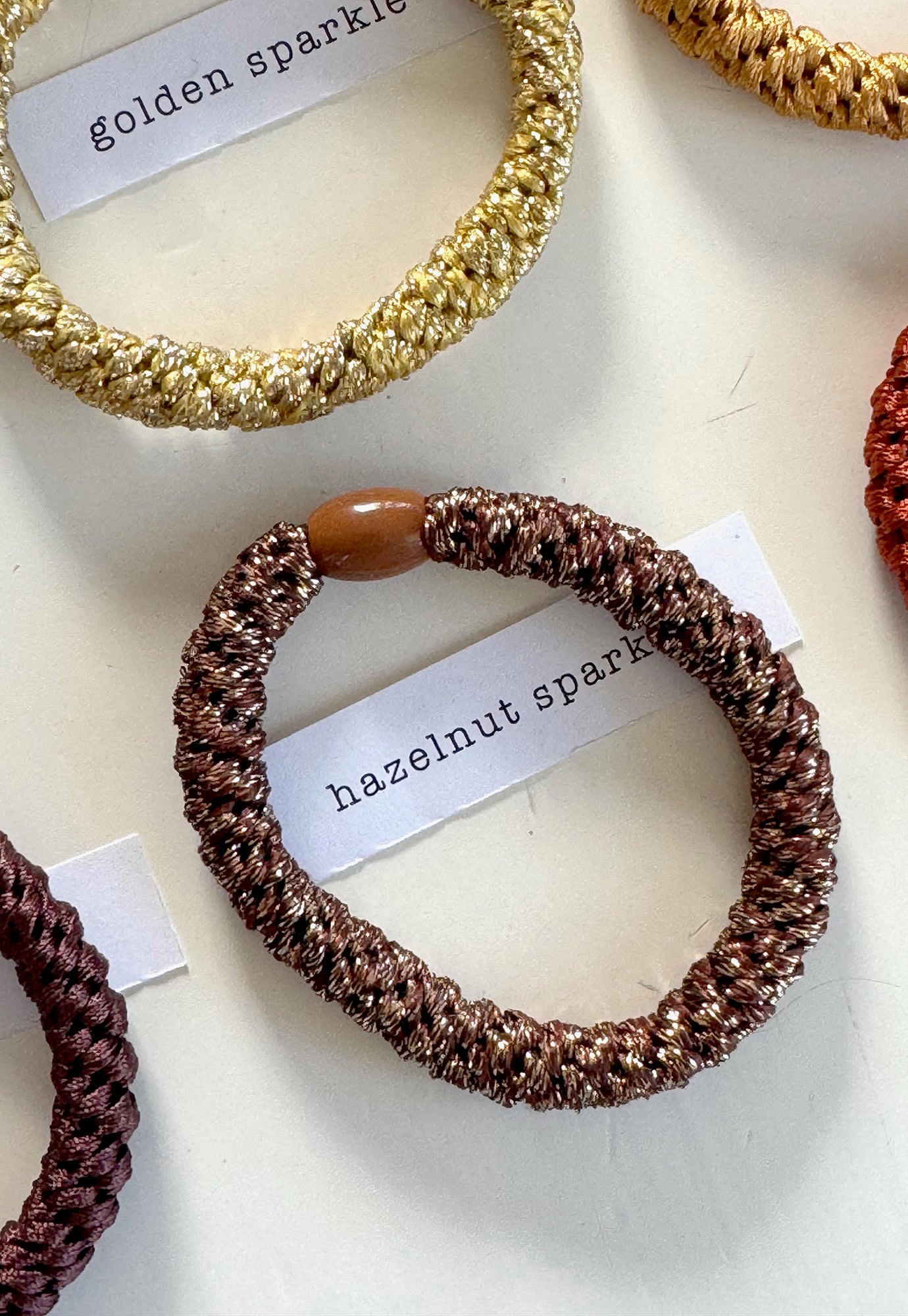 p+p - braided hair ties - terre collection