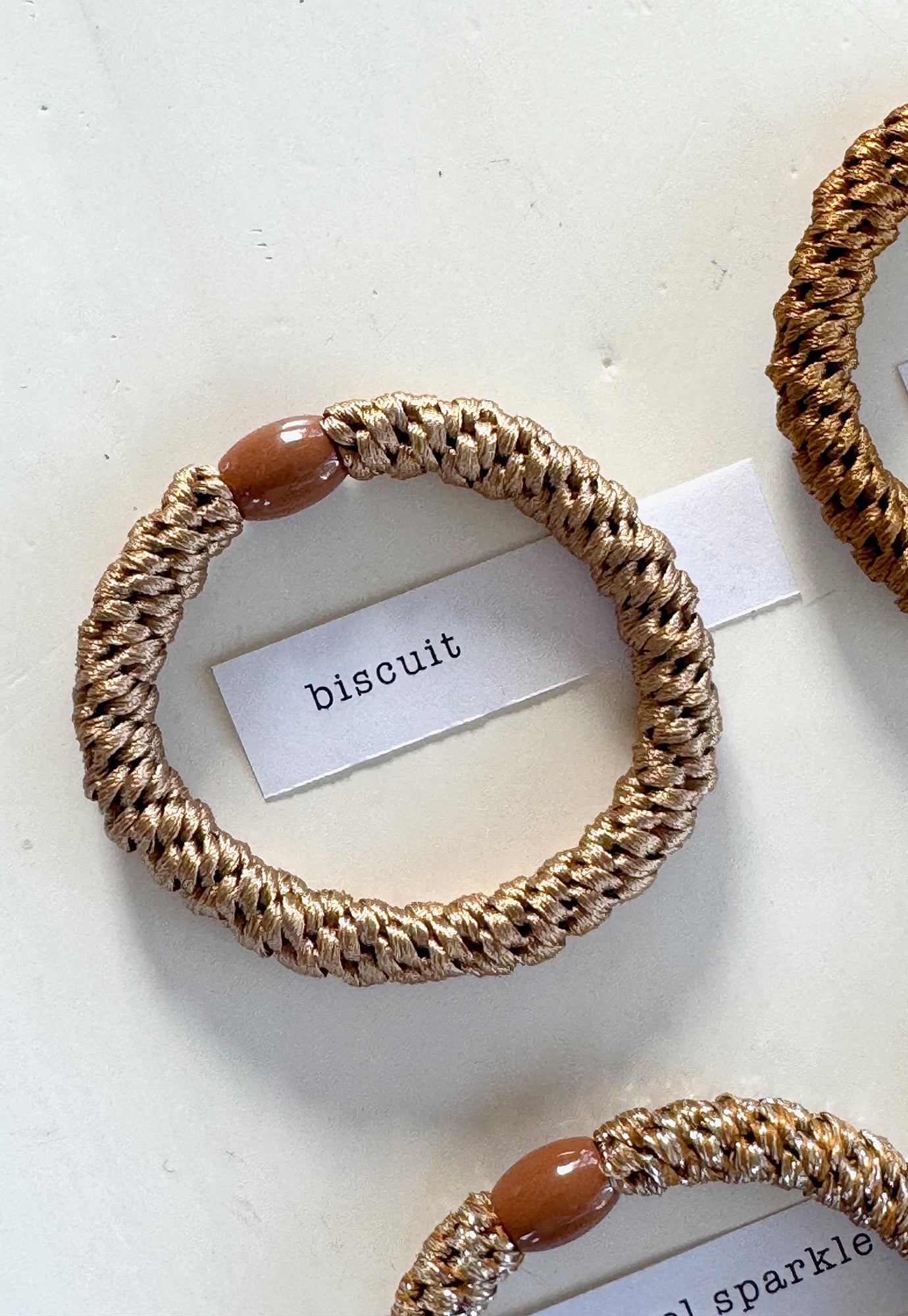 p+p - braided hair ties - terre collection