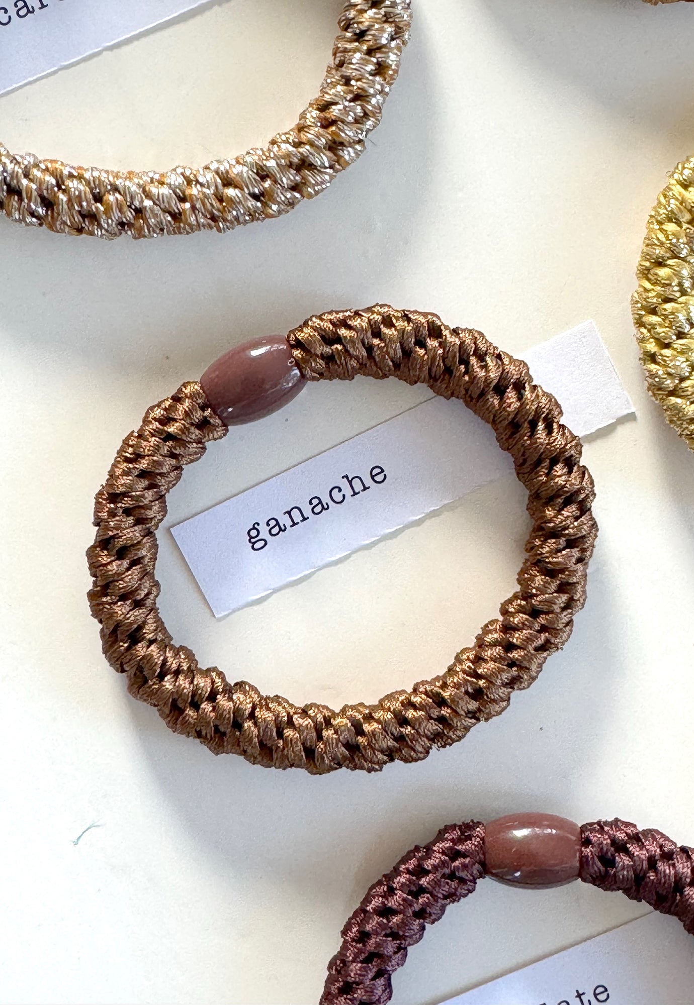 p+p - braided hair ties - terre collection