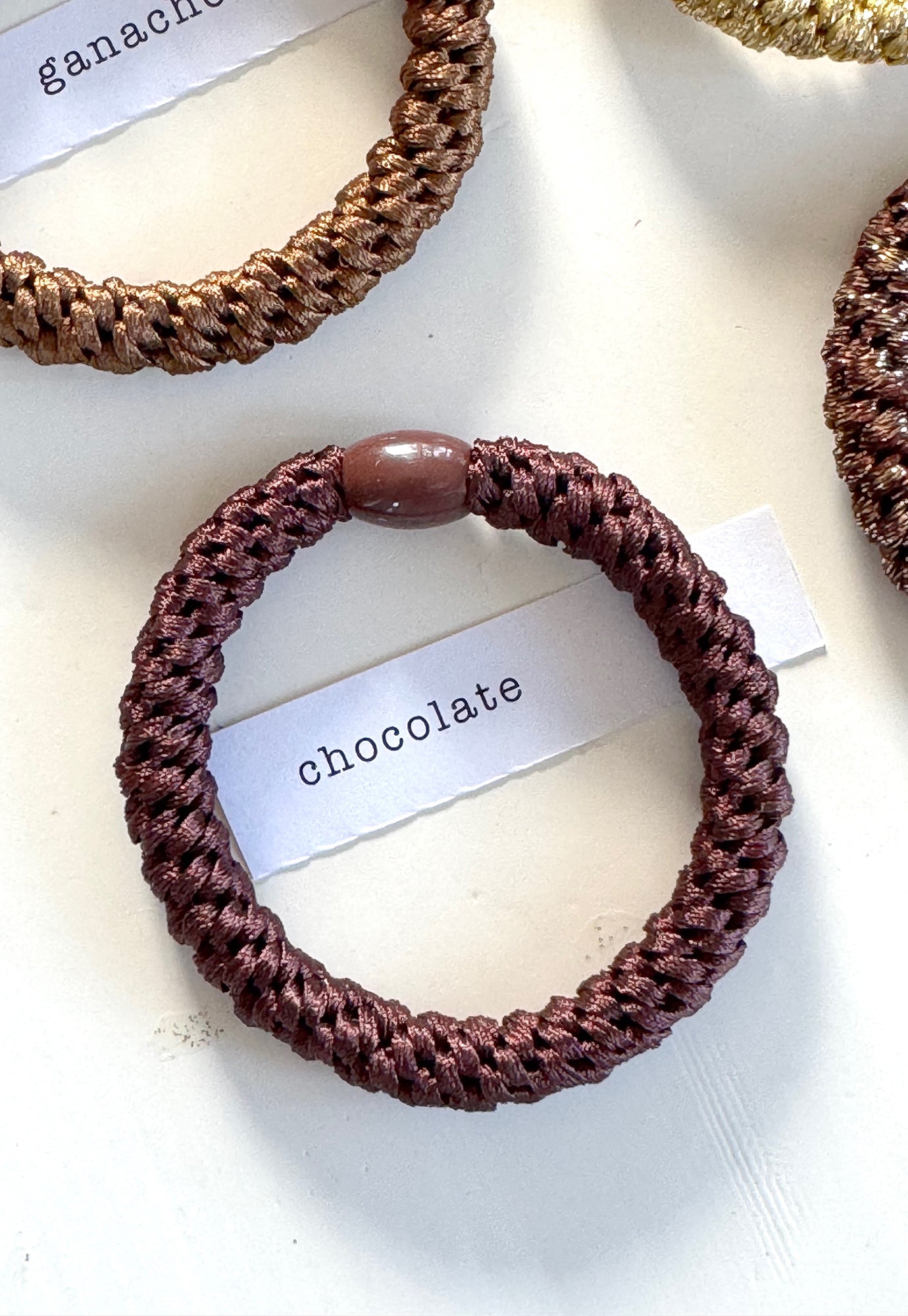 p+p - braided hair ties - terre collection