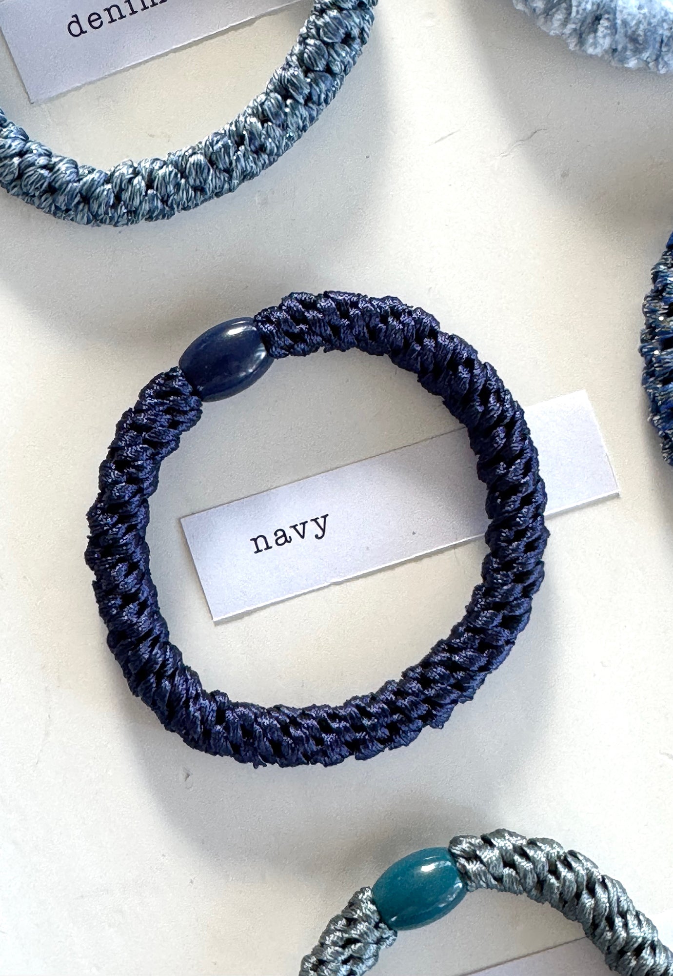 p+p - braided hair ties - ciel collection