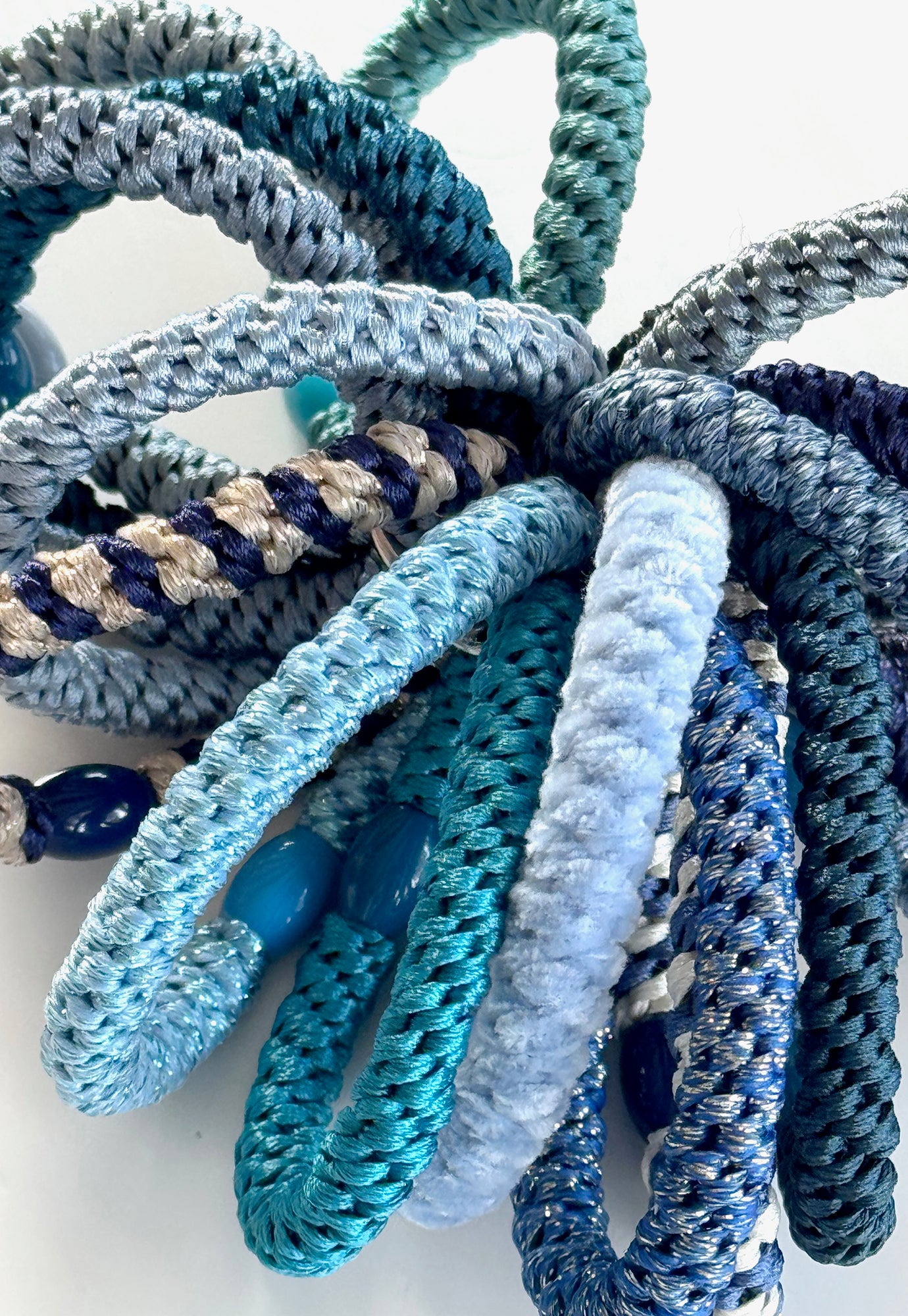 p+p - braided hair ties - ciel collection