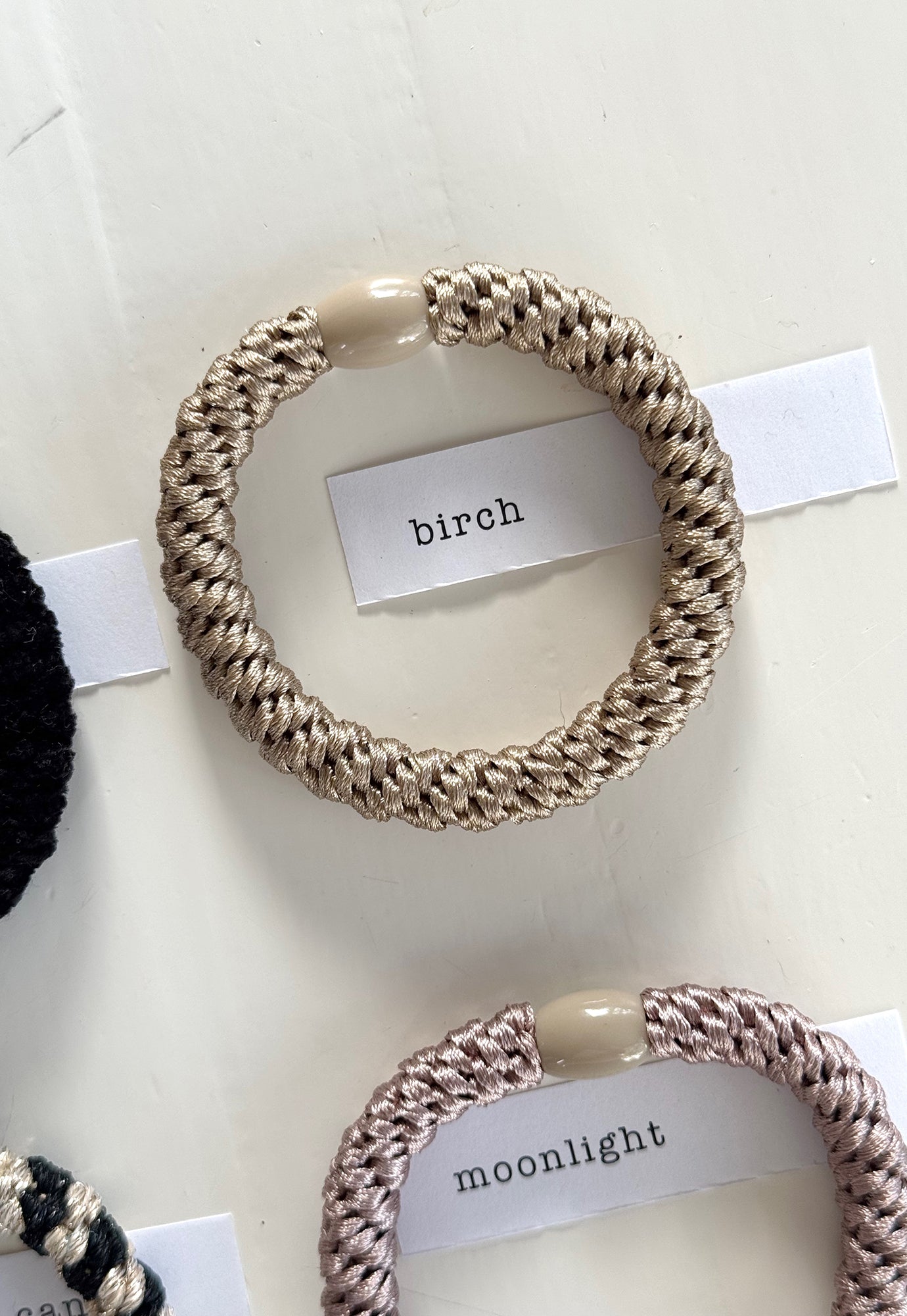 p+p - braided hair ties - soirée collection