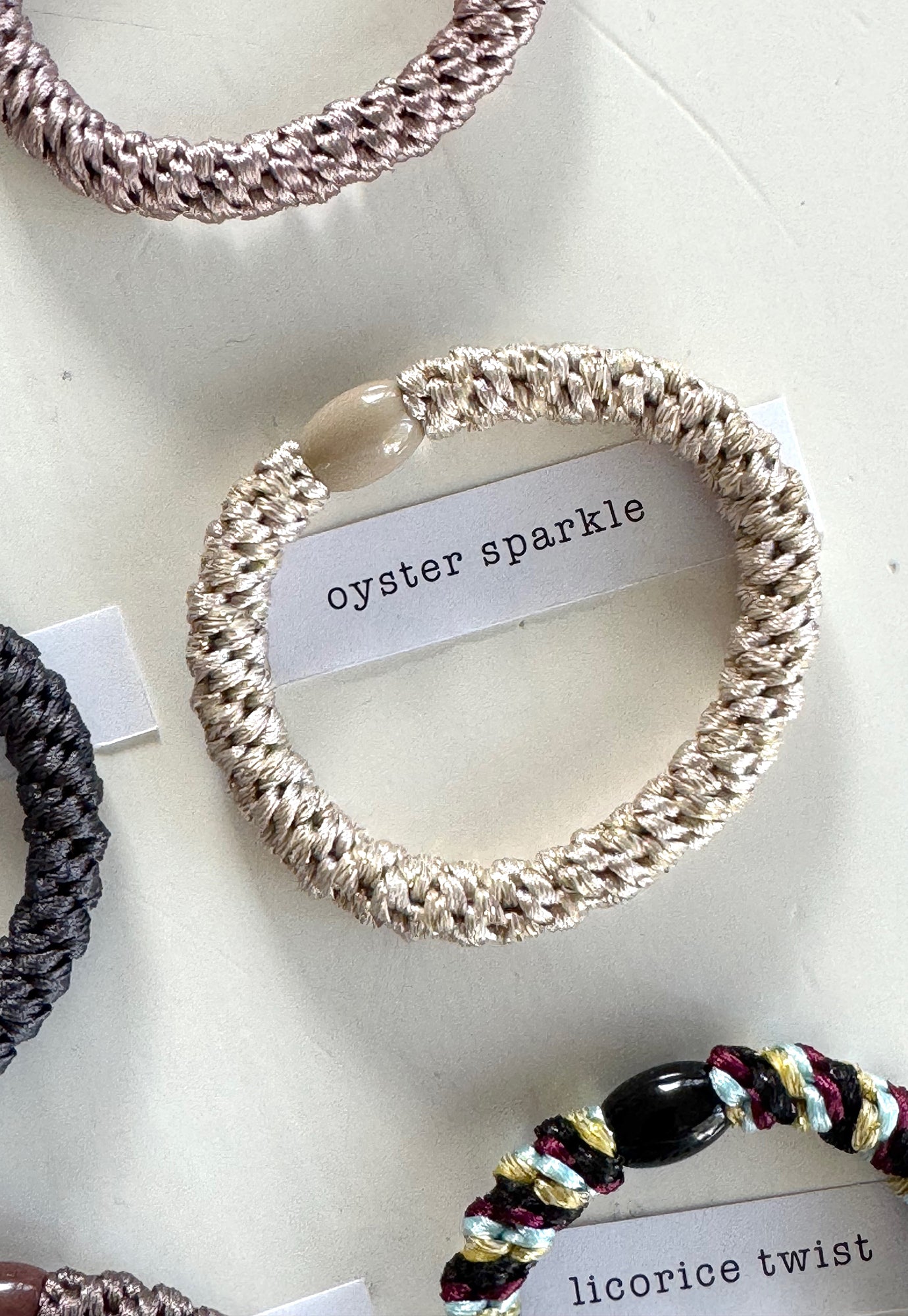 p+p - braided hair ties - soirée collection