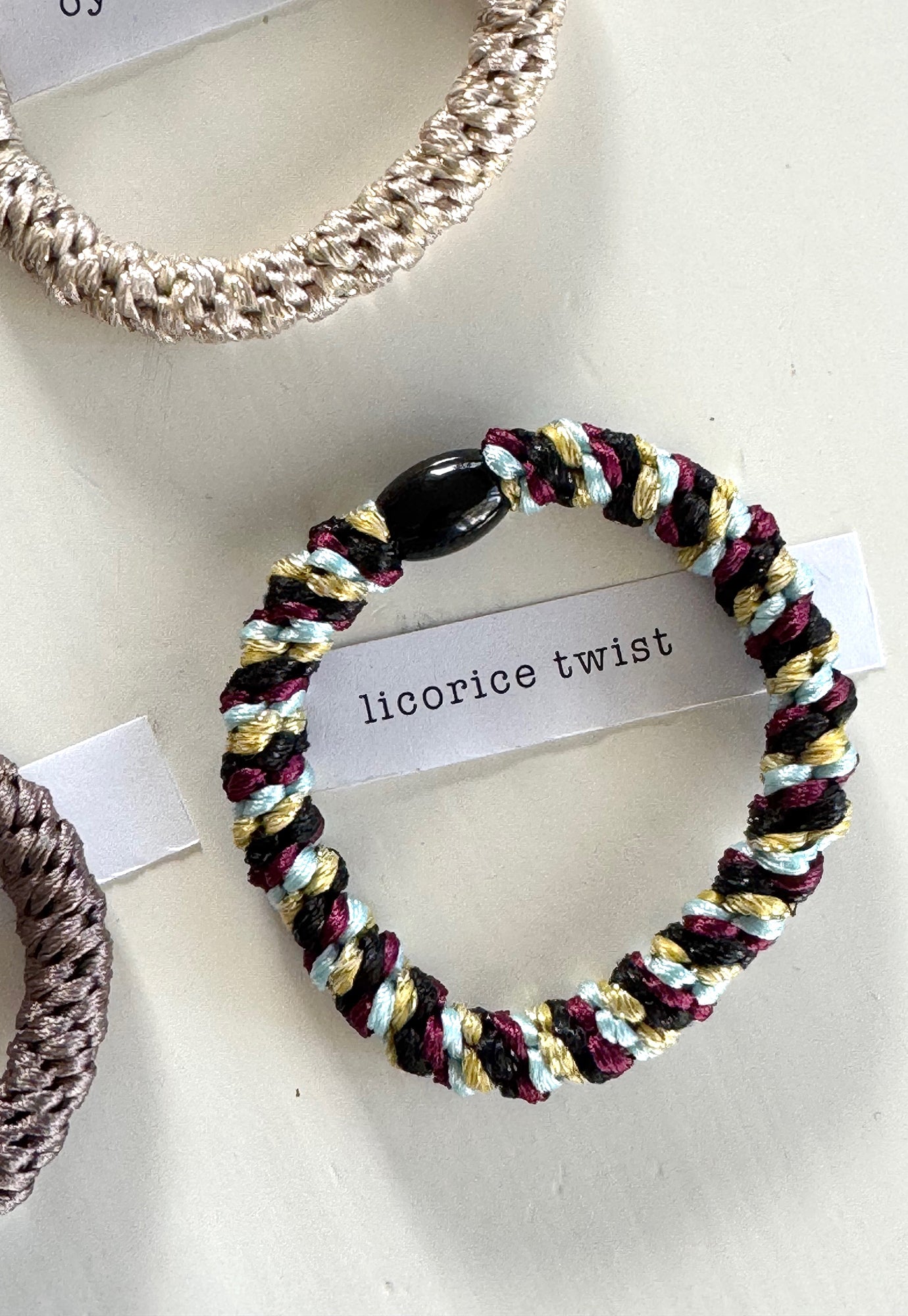 p+p - braided hair ties - soirée collection