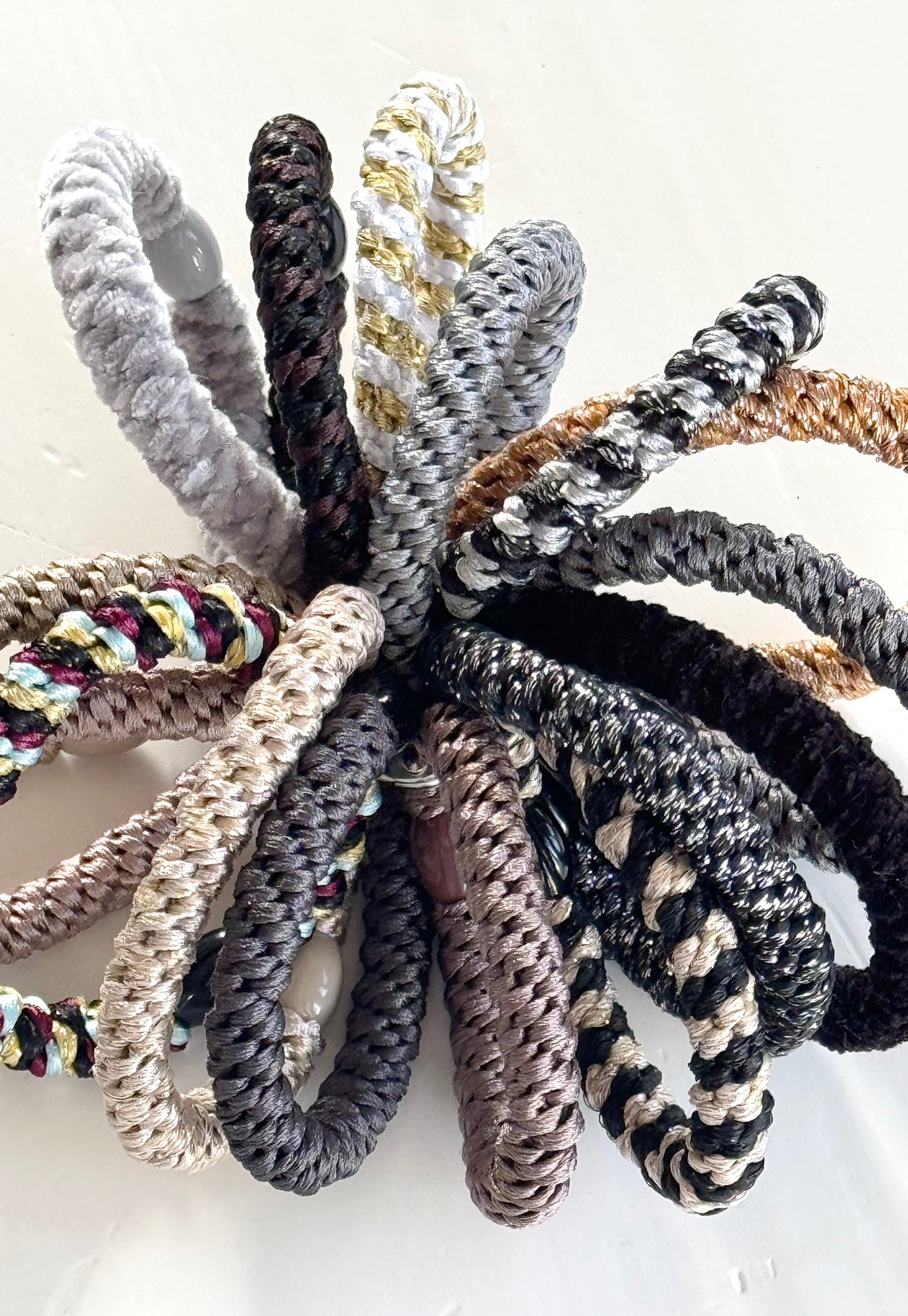 p+p - braided hair ties - soirée collection