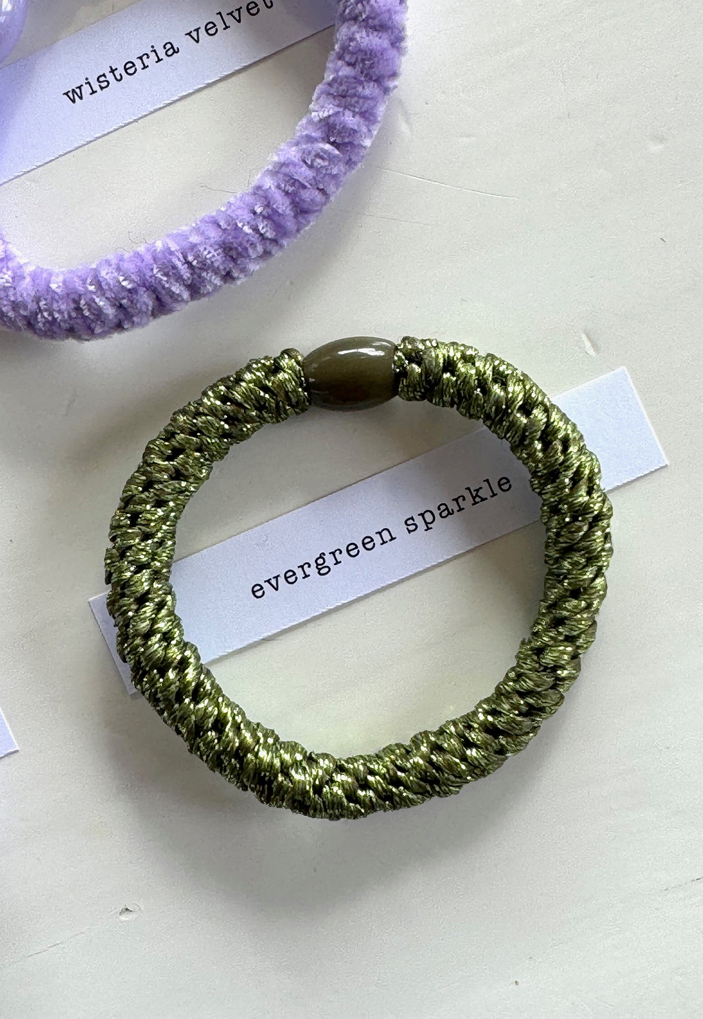 p+p - braided hair ties - jardin collection