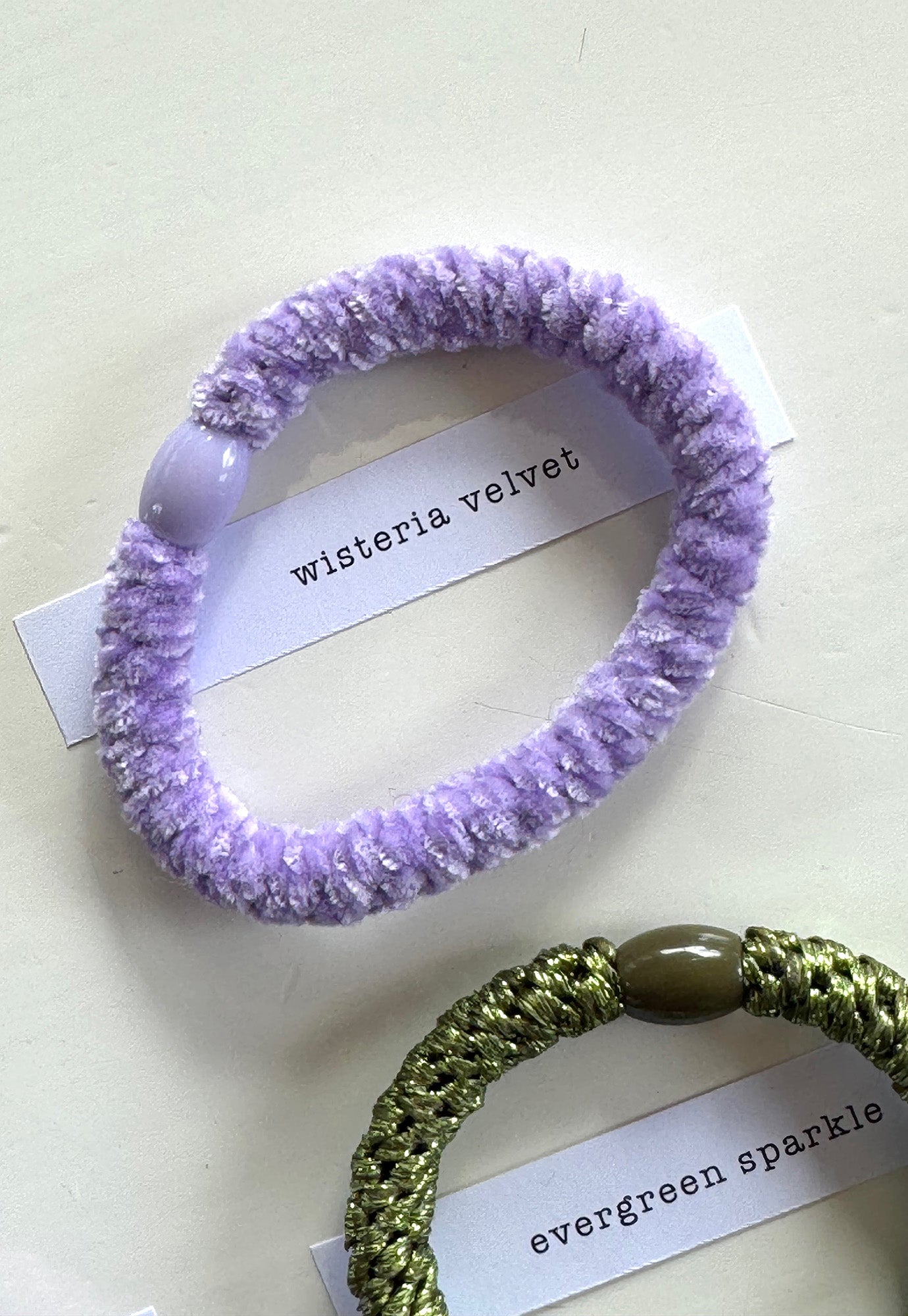p+p - braided hair ties - jardin collection