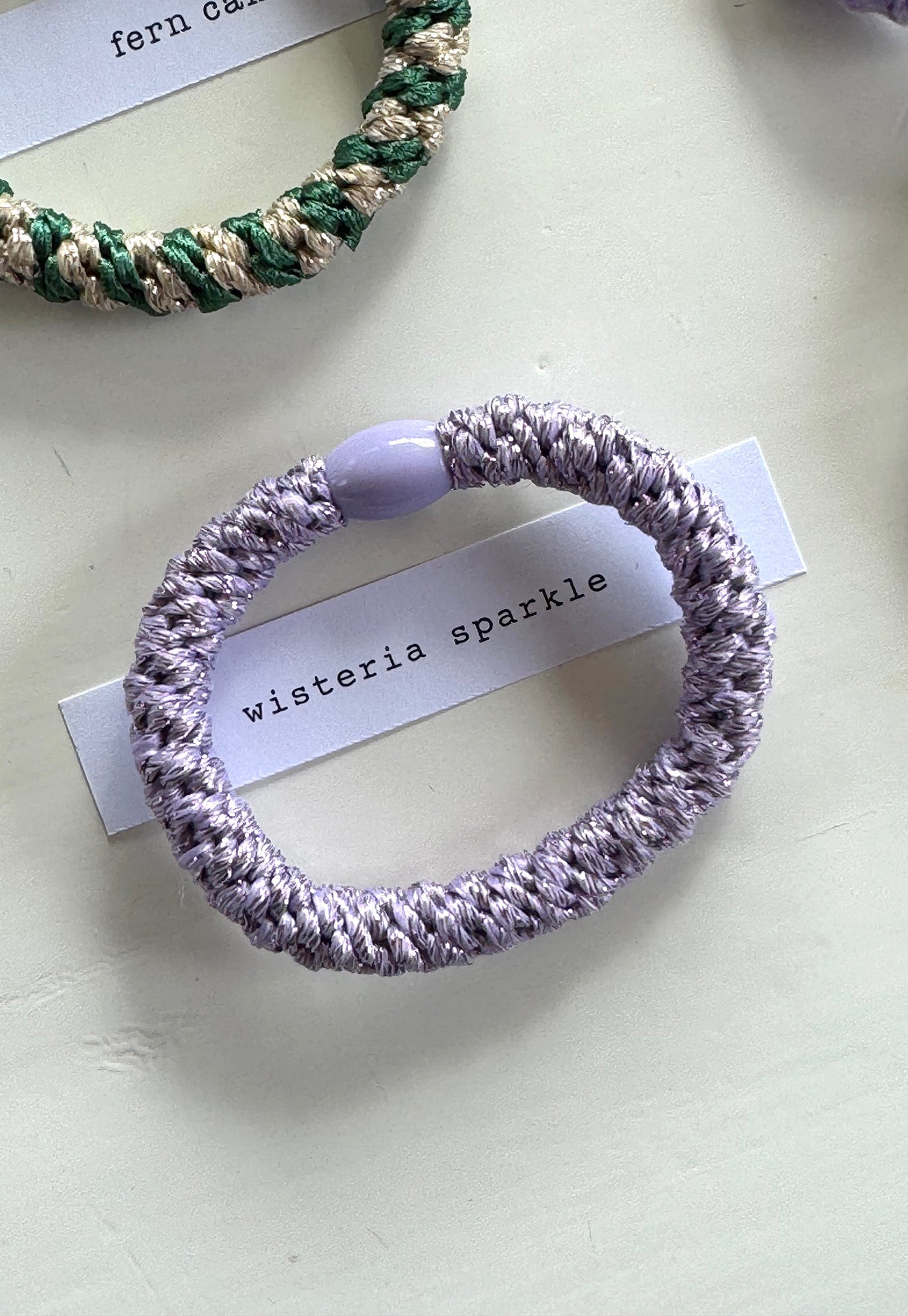 p+p - braided hair ties - jardin collection