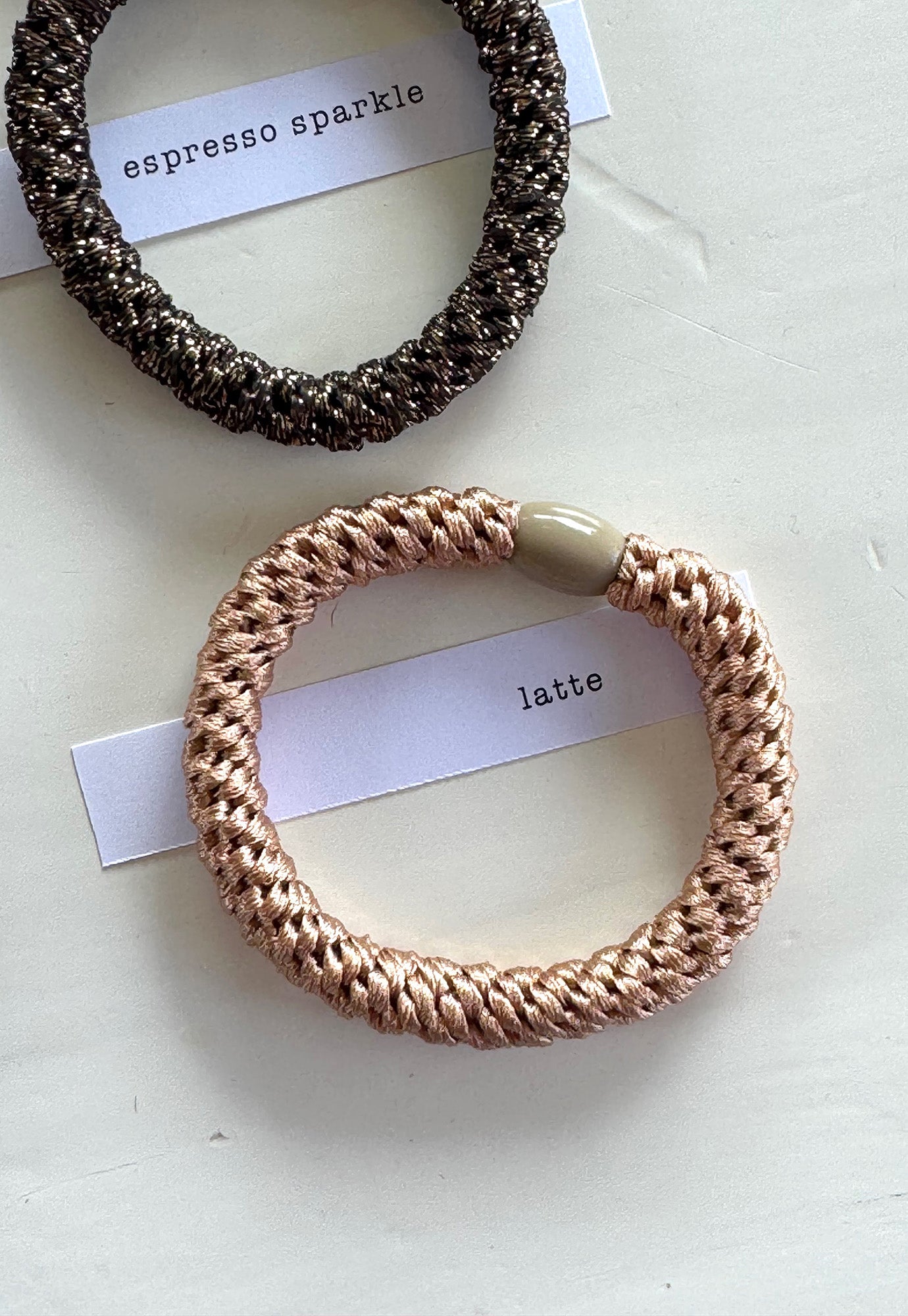 p+p - braided hair ties - terre collection