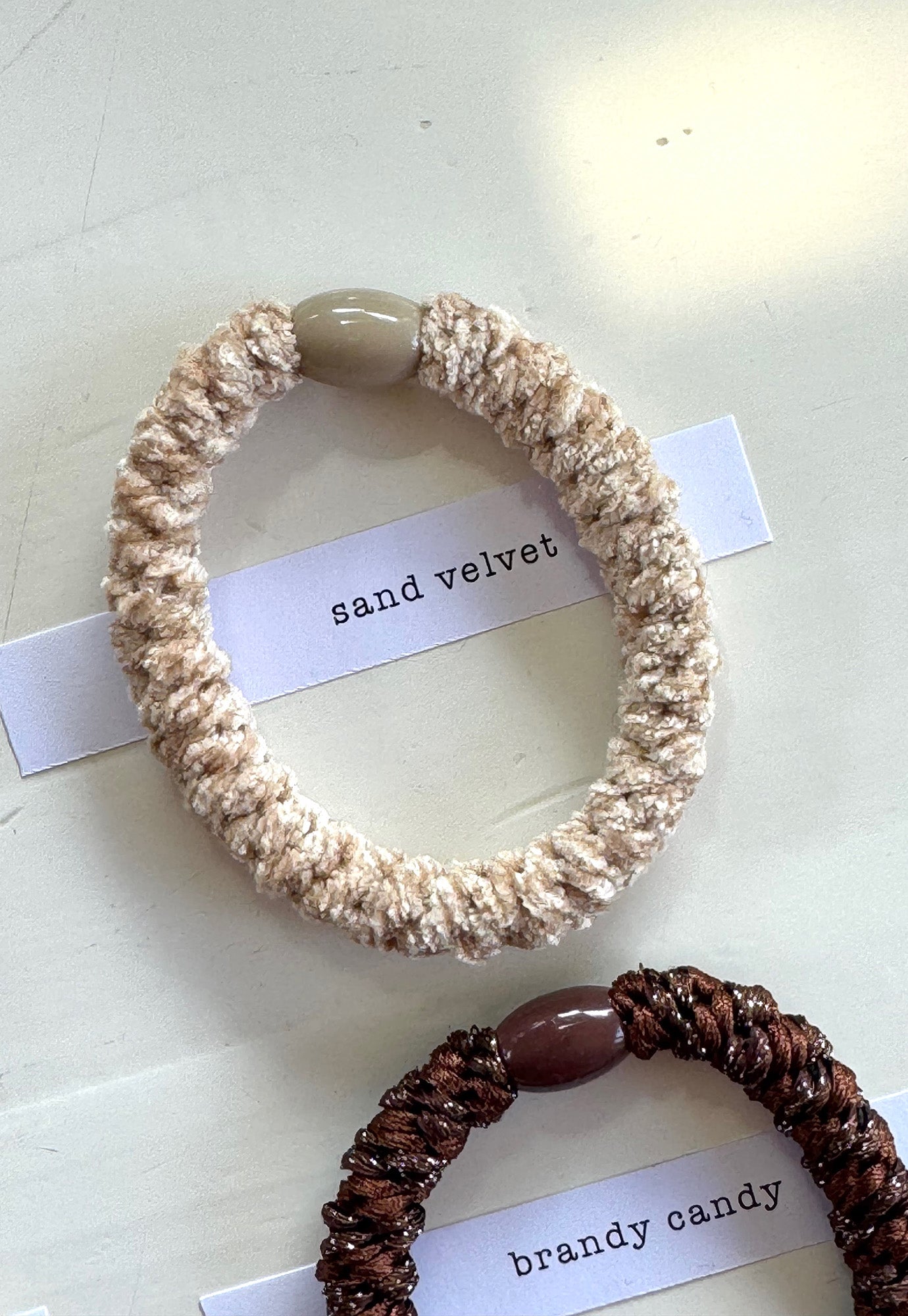 p+p - braided hair ties - terre collection