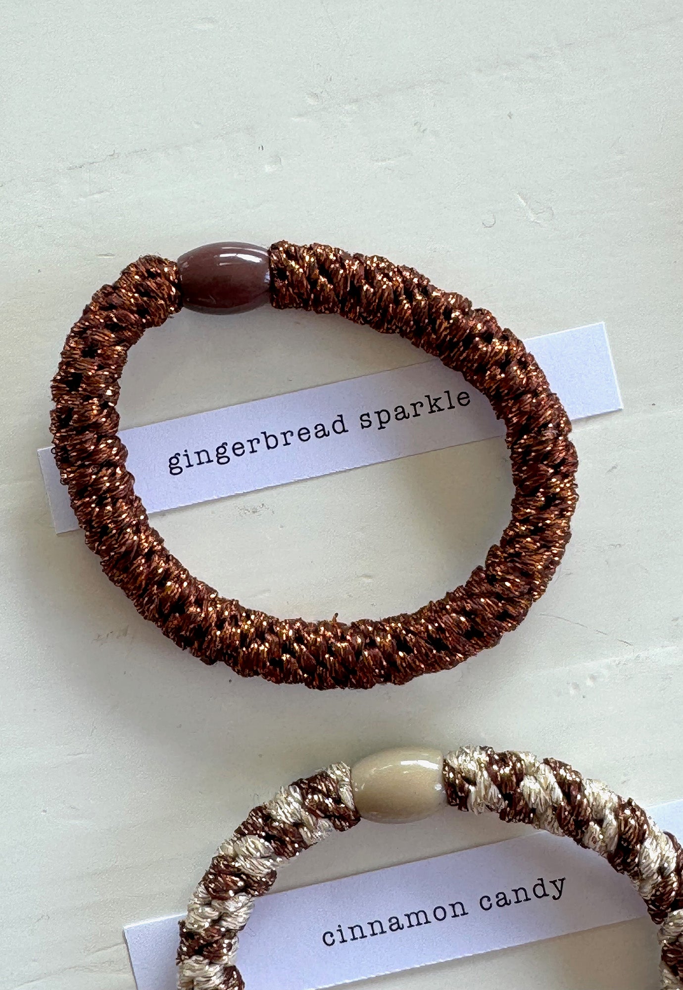 p+p - braided hair ties - terre collection